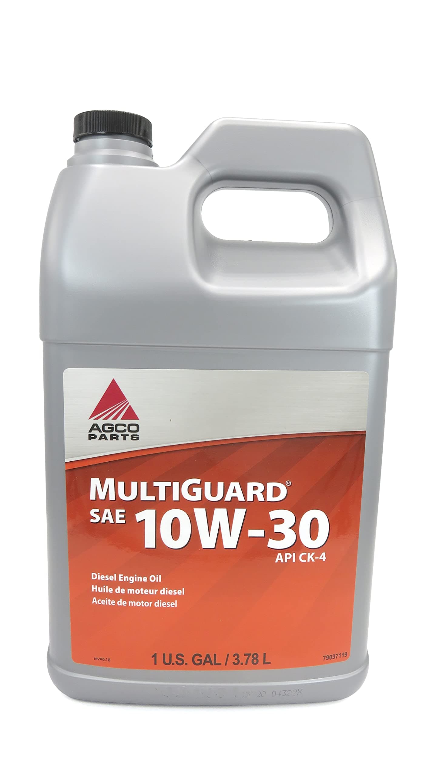 AGCO MultiGuard Diesel Engine Oil SAE 10W-30 API CK-4 1 Gallon, 79037119