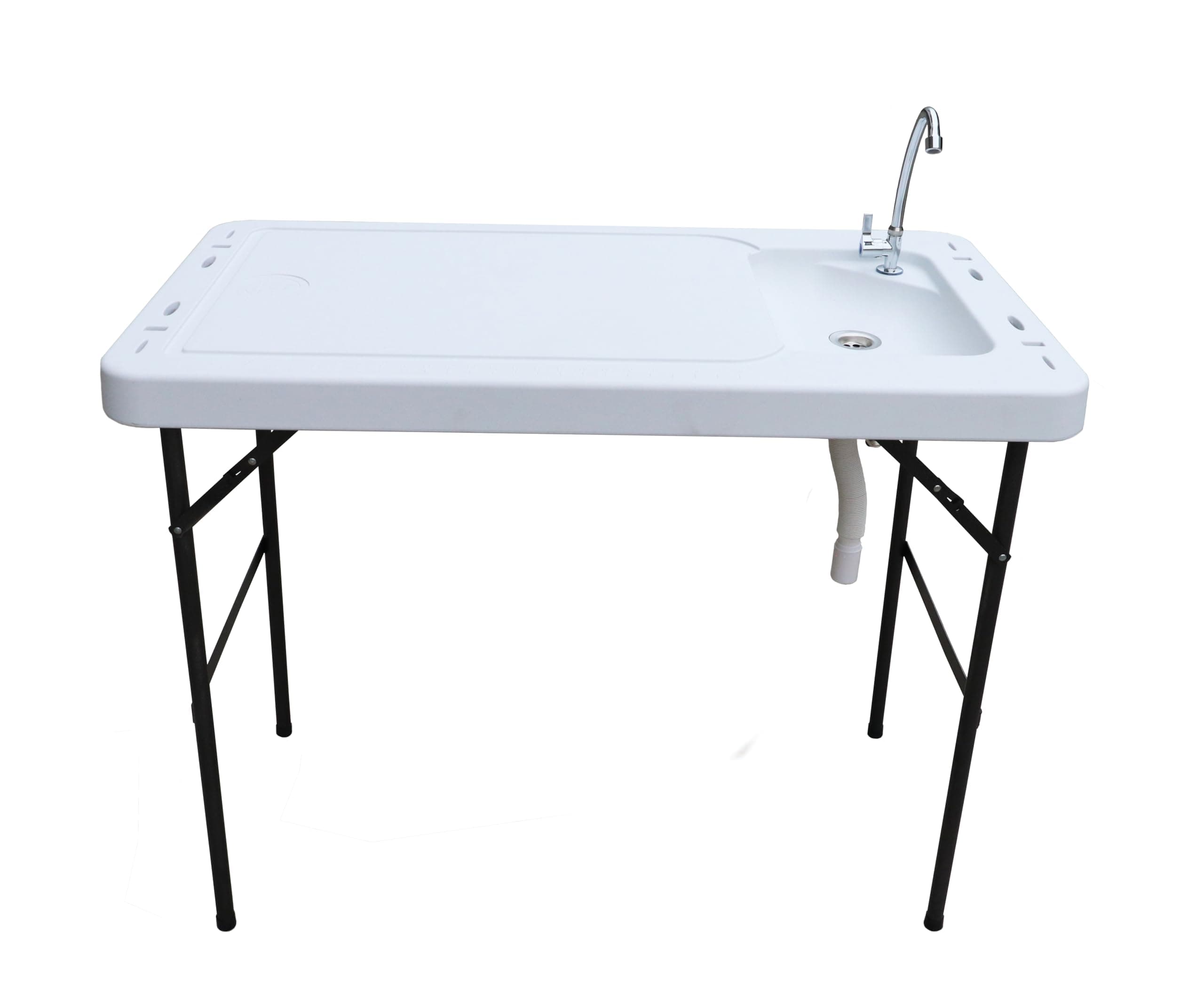 Old Cedar Outfitters Fish and Game Cleaning Table with Sink and Folding Legs