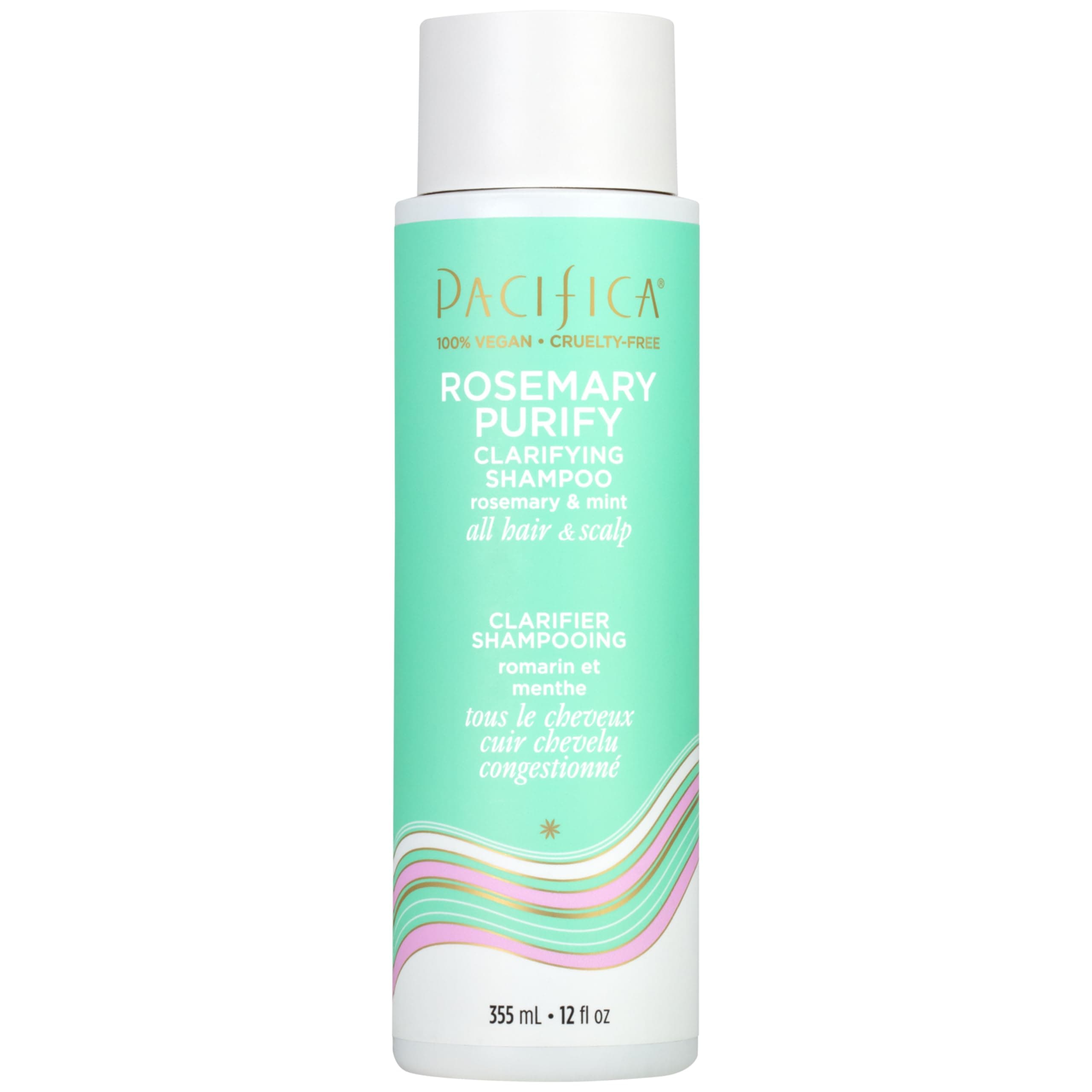 Invigorating Shampoo - Rosemary Purify by Pacifica for Unisex - 12 oz Shampoo