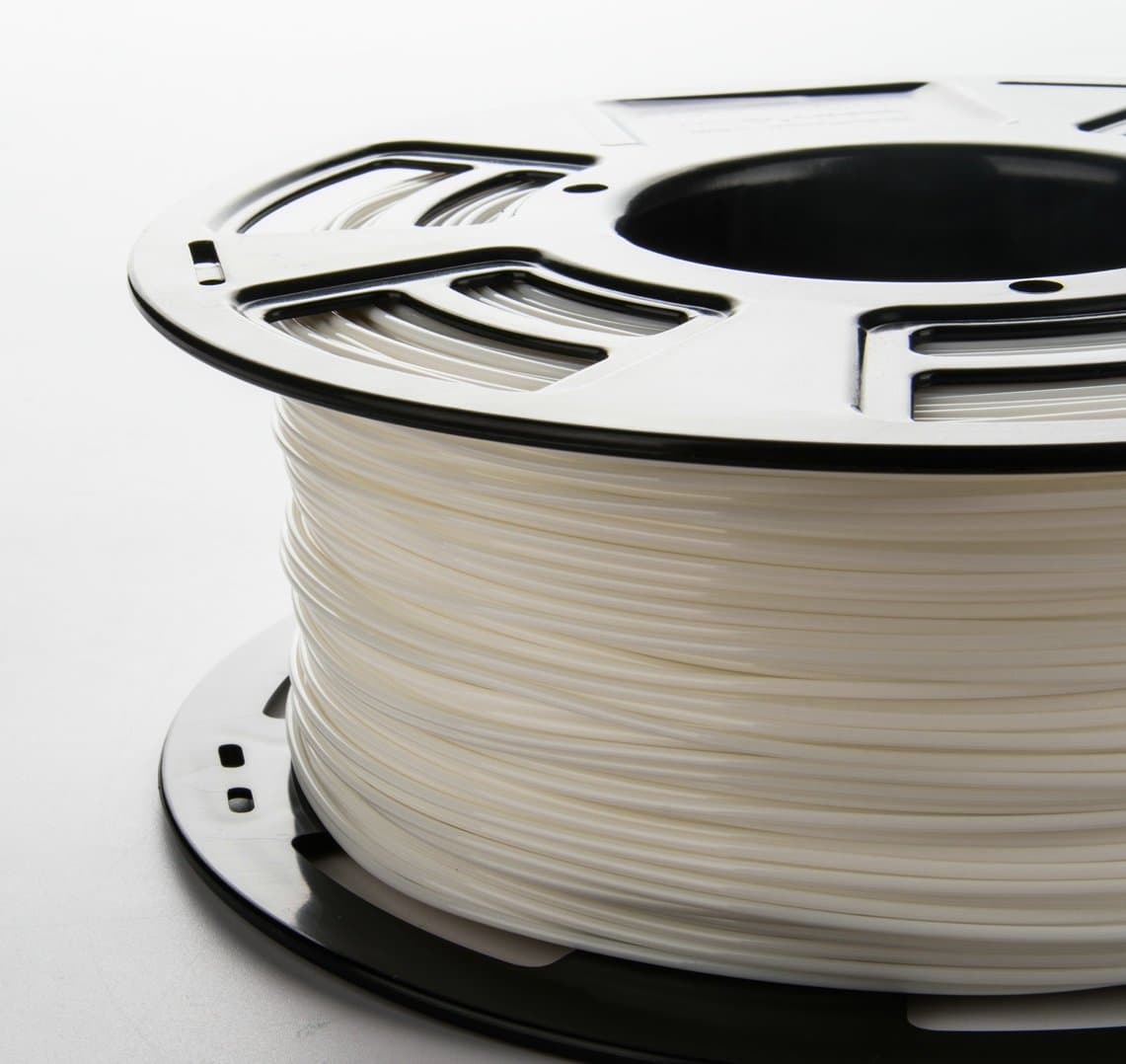 Melca 1.75 3D Printer Filament PLA 1kg +/- 0.03mm, White 1.75mm (#F4F4F4) - New
