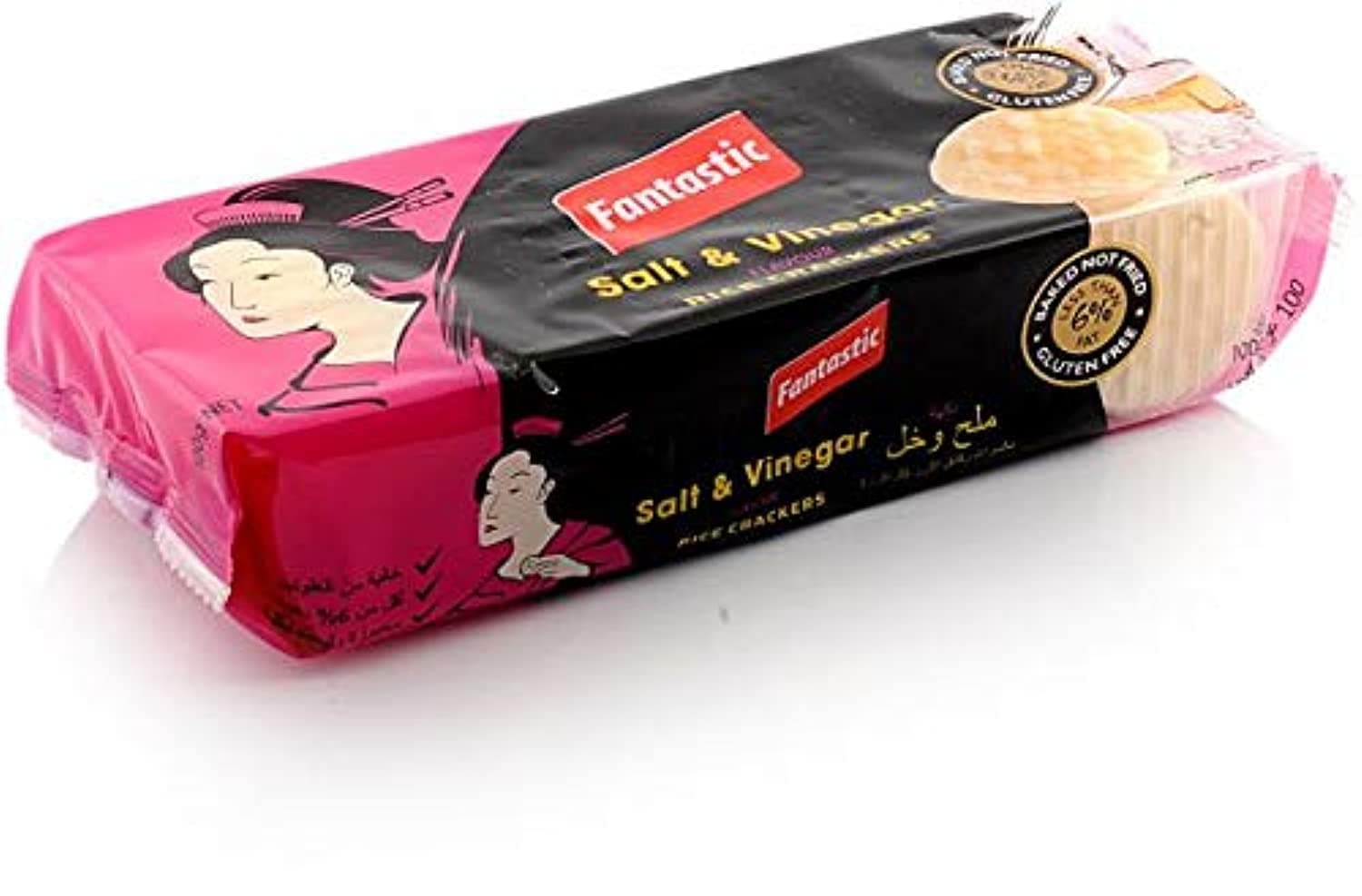 Rice Crackers Salt & Vinegar 100 Grams