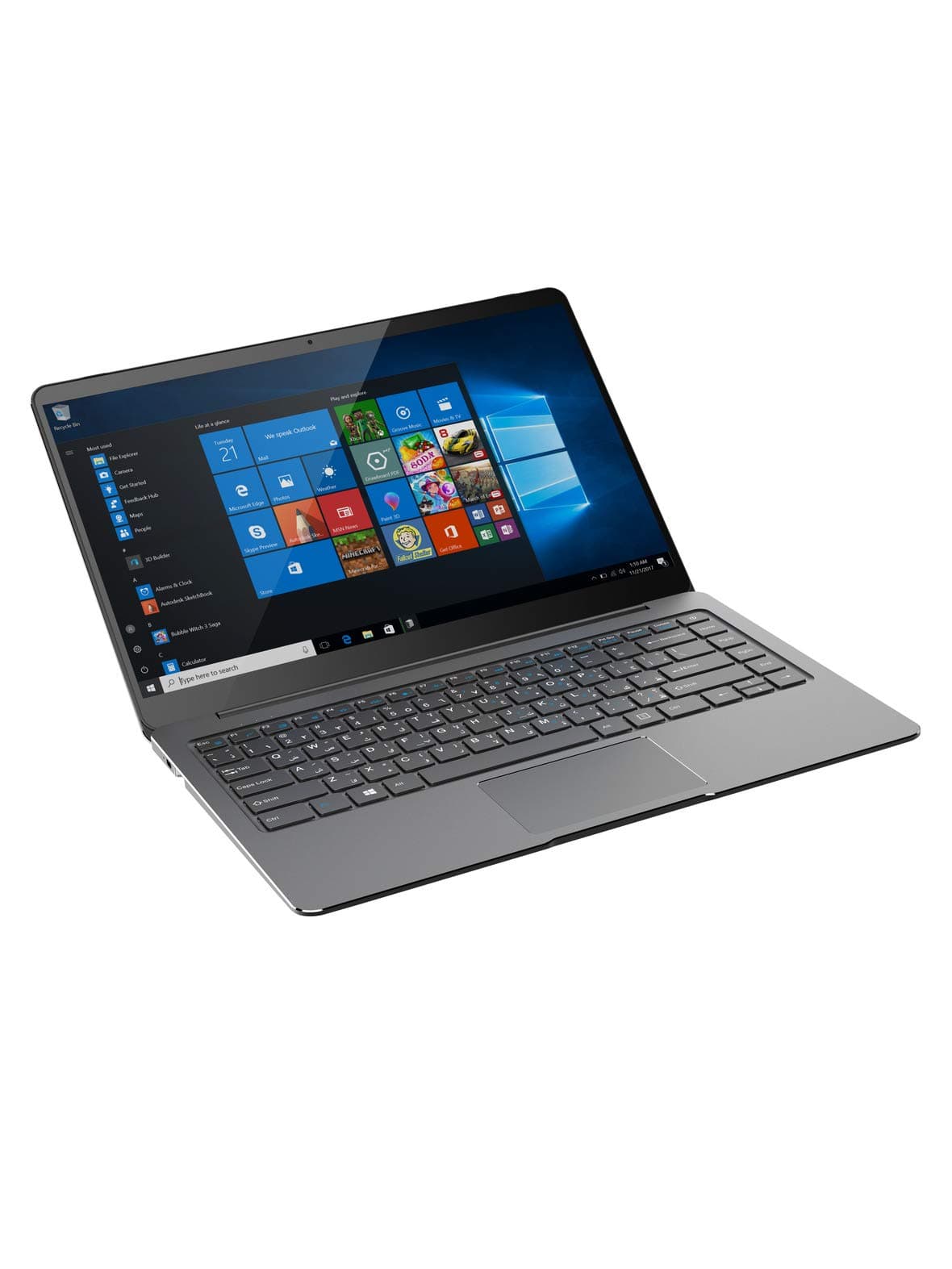 IQ TOUCH AIR X3 laptop/Intel Celeron / 4GB Ram / 64GB Storage / 14.1" Full HD Display / 5000 mAh Battery / 6-8 Hrs battery life/Windows 10 / Metallic body/Slim design/One year warranty