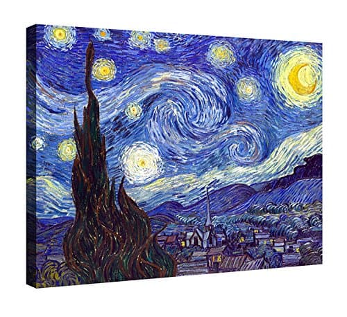 Phoenix Décor F26 Stretched and Framed Modern Abstract Canvas Wall Art Paintings, 12 x 16 inch