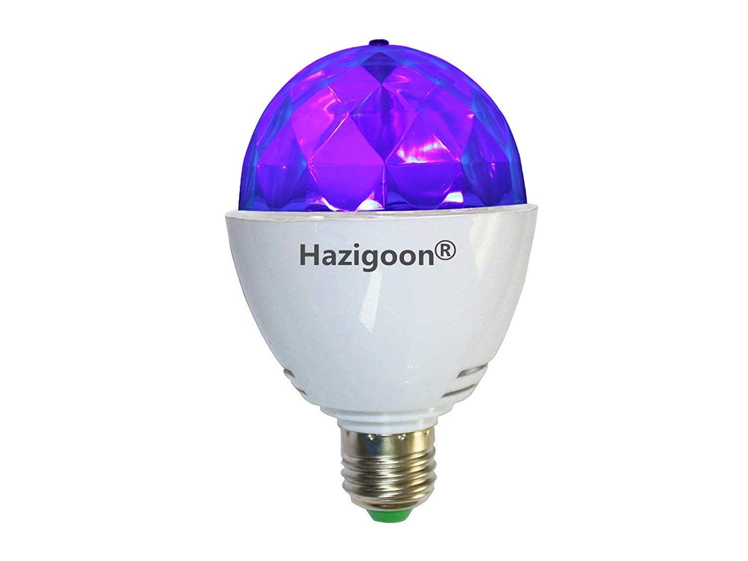 Hazigoon LED Blacklight Bulb LED UV Stage Light E26 Ultraviolet Rotating Bulbs DJ KTV Party Pub Club Disco Ball 3W 390nm Wavelenght