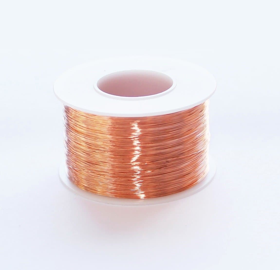 Multiple-Use Uninsulated Bare Copper Wire; Sz1/4 lb.(113g) spools; Ea.; Dia.1.0mm; AWG Gauge:18