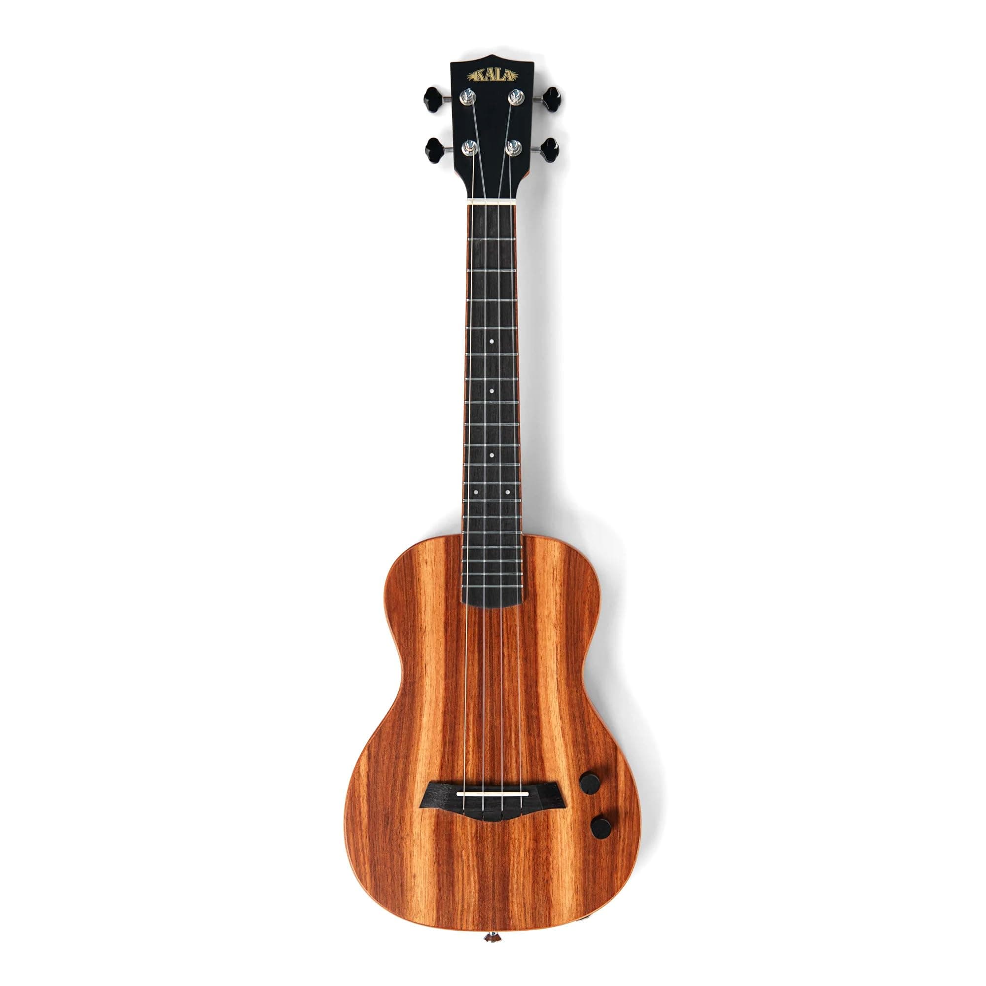 Kala Solid Body Electric Acacia Tenor Ukulele, with Bag