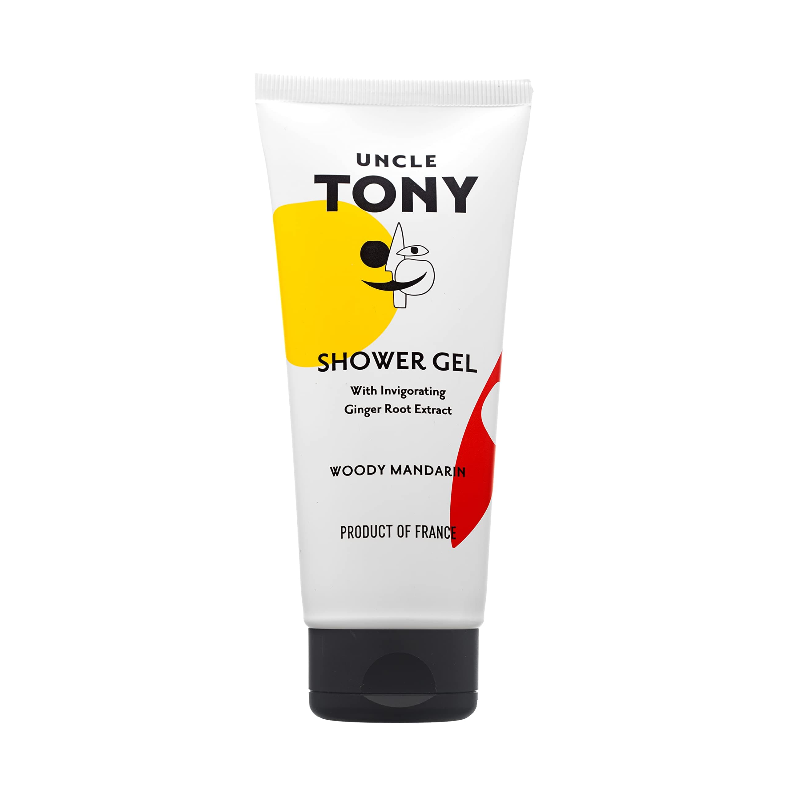 Uncle Tony Shower Gel for Men – Deep Cleansing Formula, Gentle Nourishing Bodywash w/Ginger Root Extracts, Woody Mandarin Fragrance | Skin Care Products (200 ml)