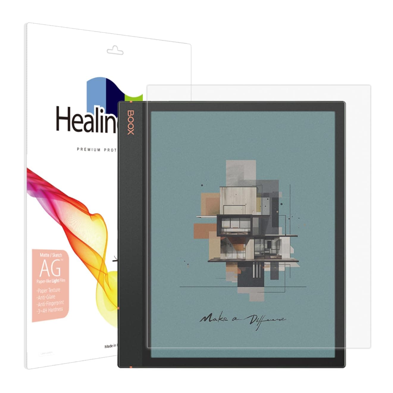 Healing shield AGPL-Air3C Screen Protector for Onyx Boox Note Air 3С Anti-Glare Matte Paper Texture