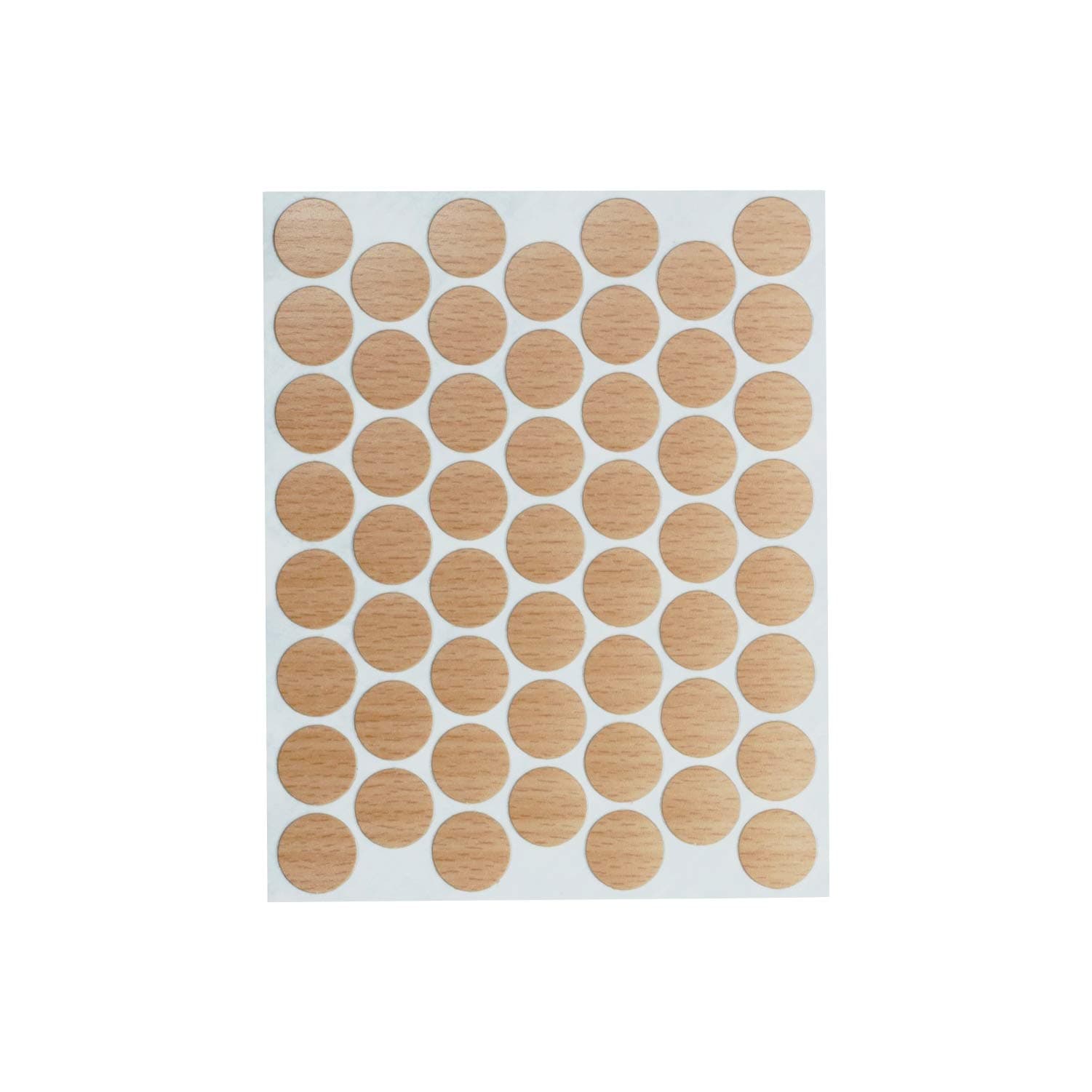 53 Pack Fastcap FC.WP.916.BE 9/16" Self Adhesive Screw Cap Covers Beech