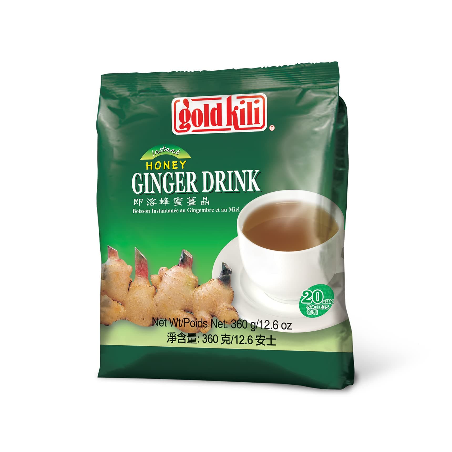 Instant Ginger Beverage, 0.63 Ounce (Pack of 20)