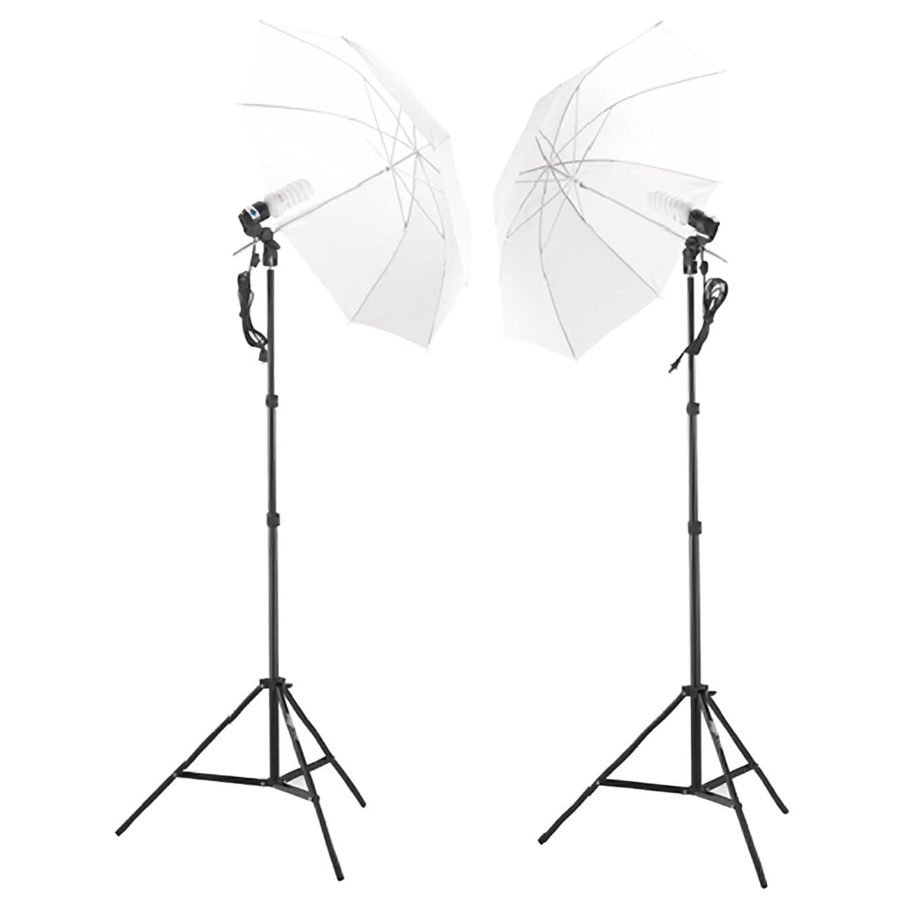 2817 Shutter Starz Professional Photography Studio 2 x 45 Watts Lighting Umbrella Kit