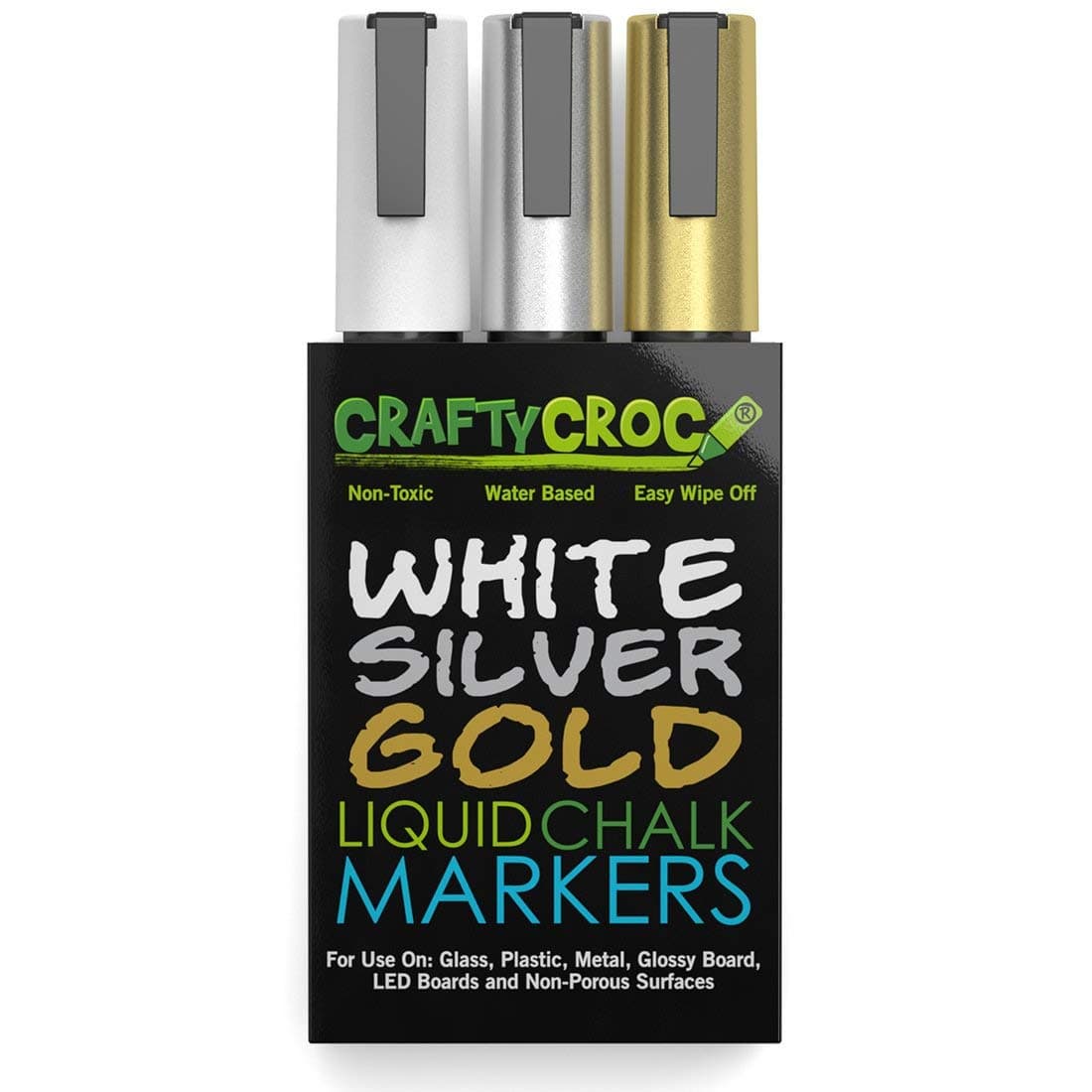 3 Pack Accent Chalk Markers (Bold)