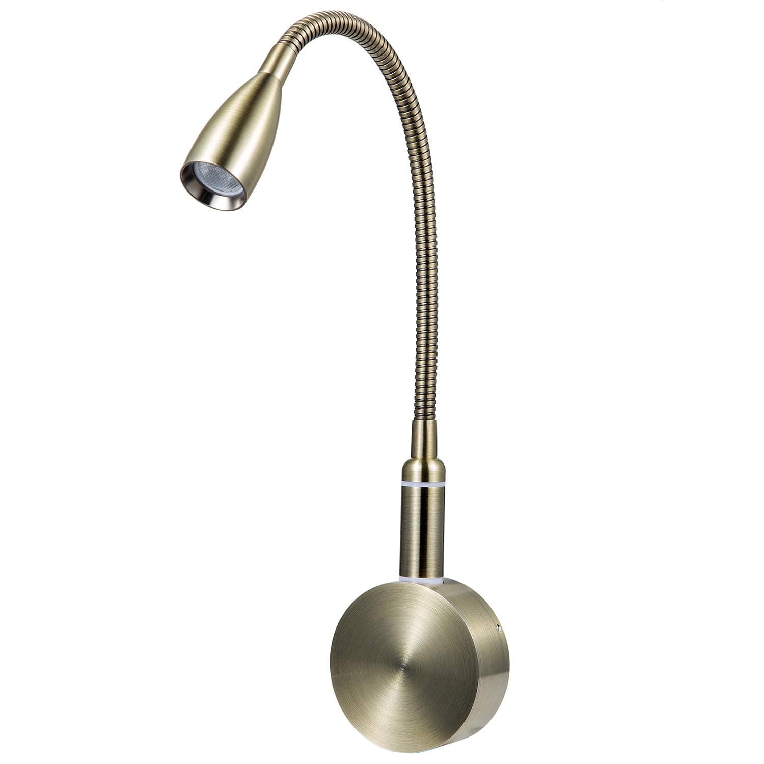 Meanyee 1 * 3 W Wall Mount Sconces Reading Lamp/led Bedside Lights headboard Light with Touch Switch/Dimmable/Bronze