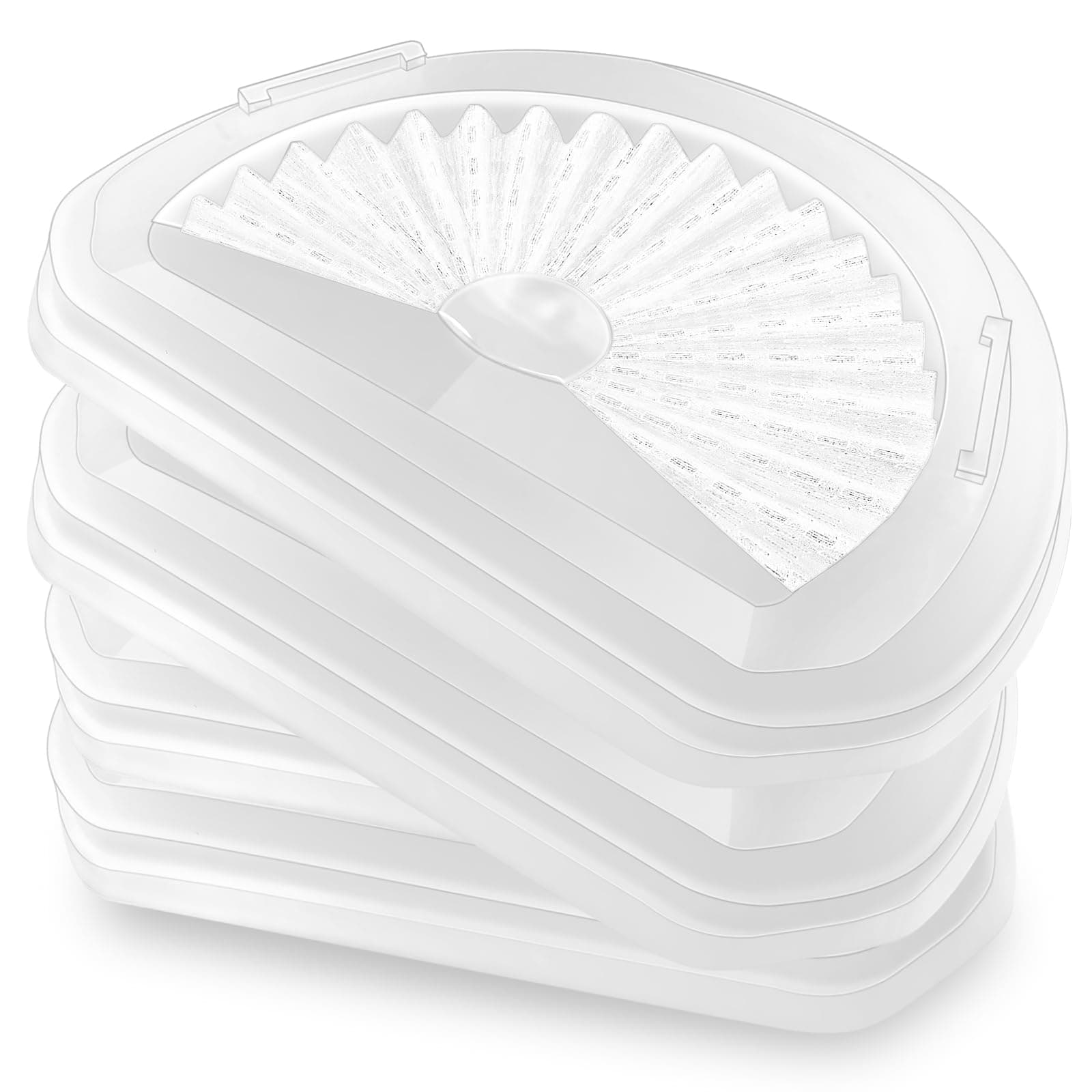 4 Pack Replacement Vacuum Filters for Black + Decker Dustbuster VLPF10, Hand Vacuum Model # HLVA320J00 & N575266