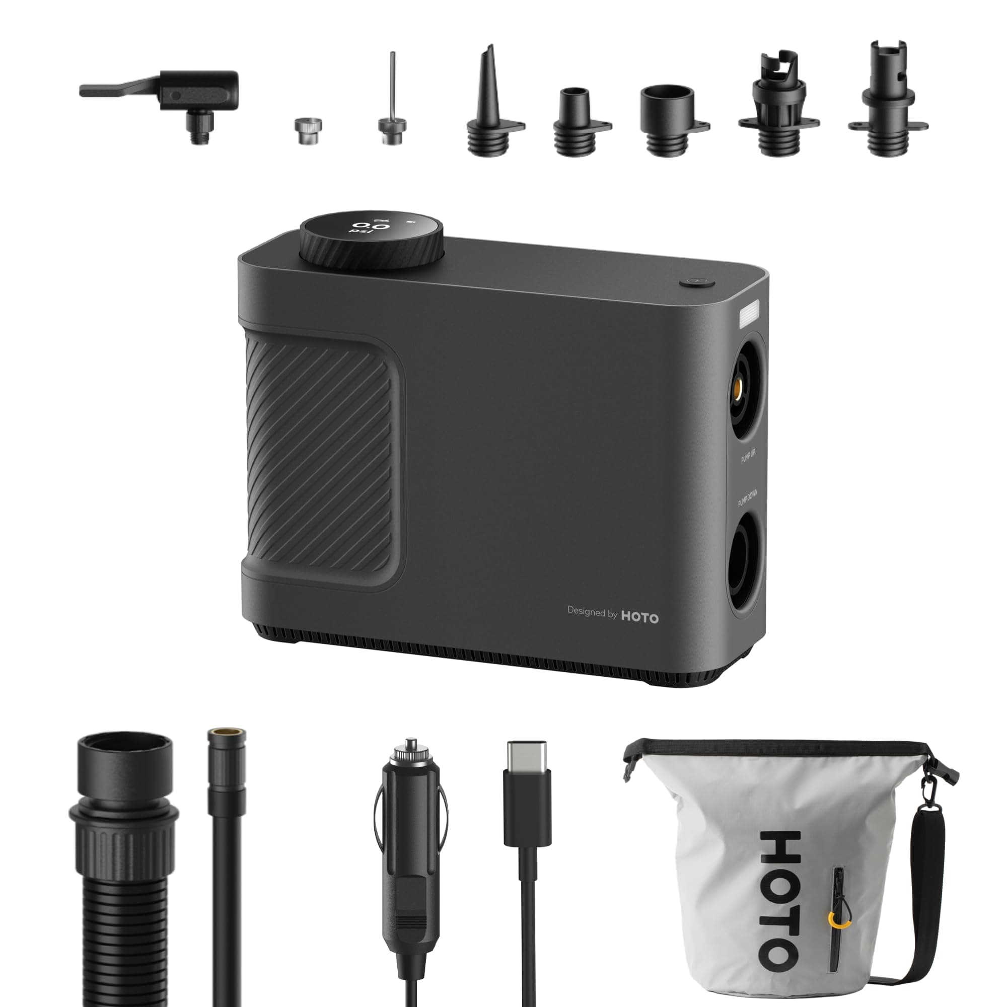 Dual-core intelligent inflator QWCQB002 gray