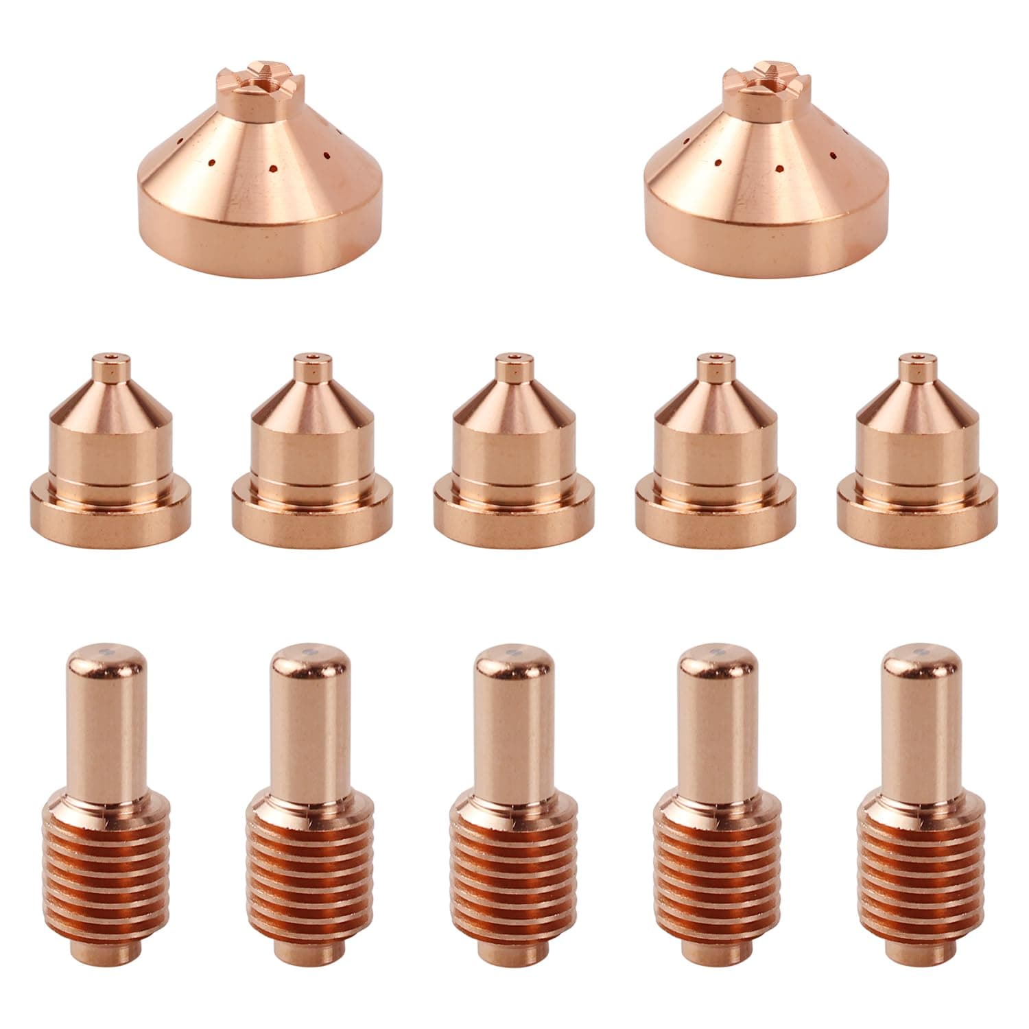 5pcs 192047 Electrode 5pcs 204325 Nozzle Tip 2pcs 204323 Shield Cap Fit for Miller Spectrum 625 ICE40 C/T Plasma Cutting Torch Consumables