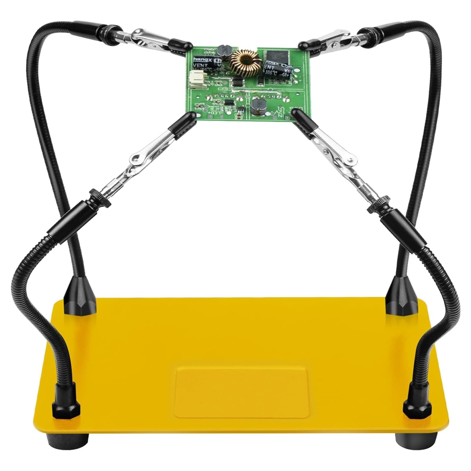Third Hand Soldering, Model Making Accessories, Soldering Circuit Board Holder Tool, Four Arms Helping Hands Craft Jewellery Hobby Workshop Helping Station