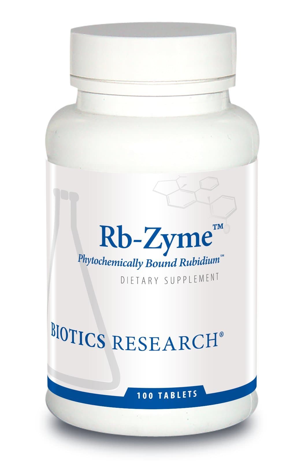 Rb Zyme Whole Food Rubidium Source, Ultra Trace Mineral, Glandular Health. 100 Tablets