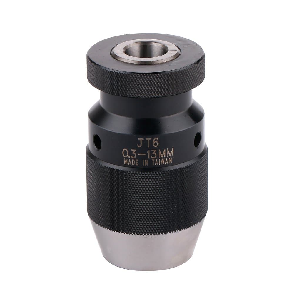Heavy Duty Drill Chuck Ultra Precision 1/64"-1/2" Keyless JT6 Taper Drill Chuck