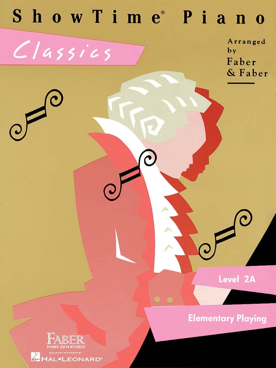 ShowTime Piano: Classics - Level 2A | Easy Classical Piano Sheet Music for Beginner Students with Operatic and Symphonic Themes | Piano Songbook for Educational Repertoire Practice | Faber Piano Book