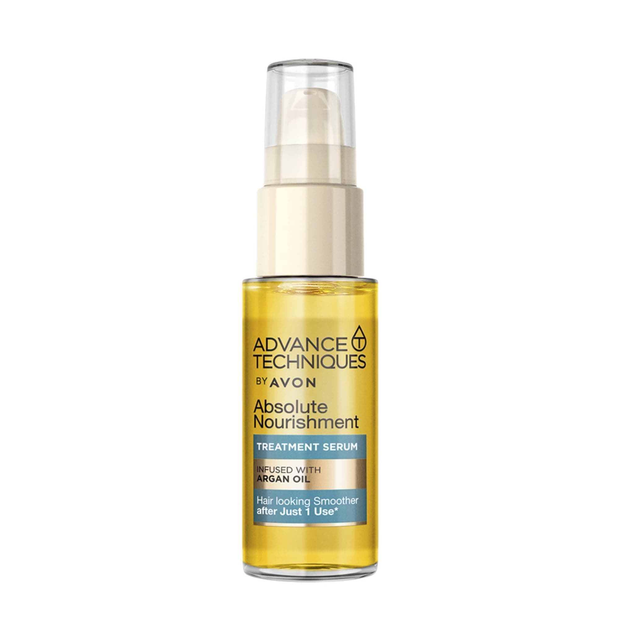 – Advance Techniques Absolute Nourishment Argan Hair Serum 30ml, Multi-Tasking Hair Treatment, Formulated with Argan Oil, Restores Shine and Health to Damaged Hair, Cruelty Free