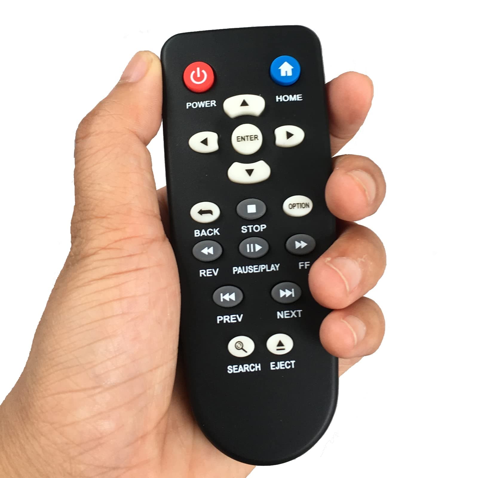 Universal Remote Control Replacement Fit for WD Western Digital 1080P HD WDTV Media Player WDTV001RNN