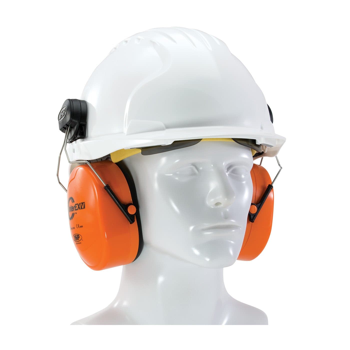 Inter EXV 262-AEK020-HV NRR 24 Hi-Vis Cap Mounted Ear Muff, Large