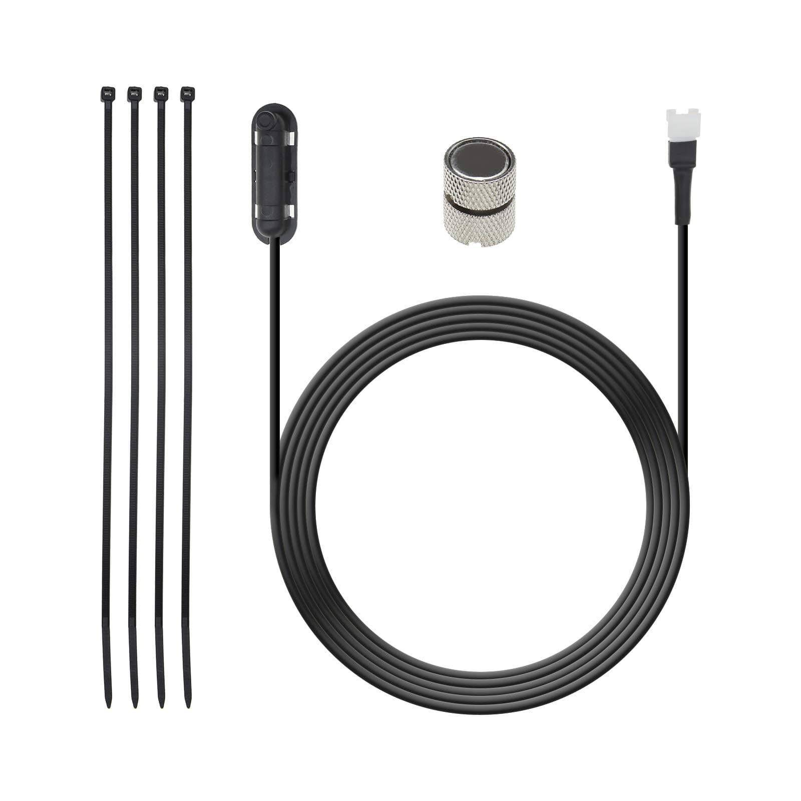 OTOTEC Ebike Speed Sensor Hall Magnetic Head Wheel Rim Speed Detection SM-3A Connector with Cable Ties for Electric Bike e-Bike Scooter