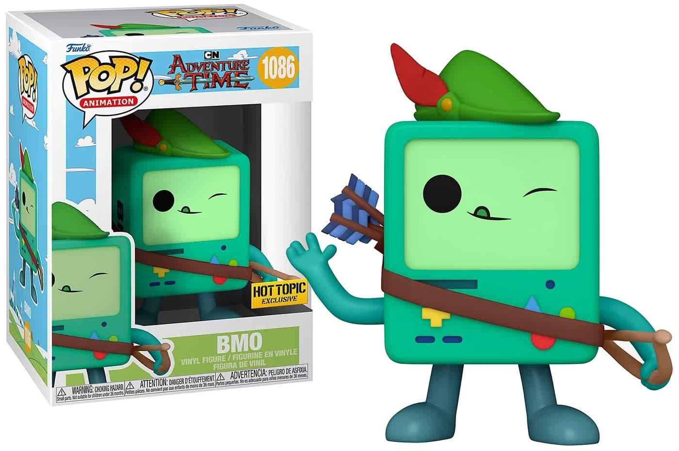 POP! Animation: At - BMO With Bow - Adventure Time - Collectable Vinyl Figure - Gift Idea - Official Merchandise - Toys for Kids & Adults - TV Fans - Model Figure for Collectors and Display