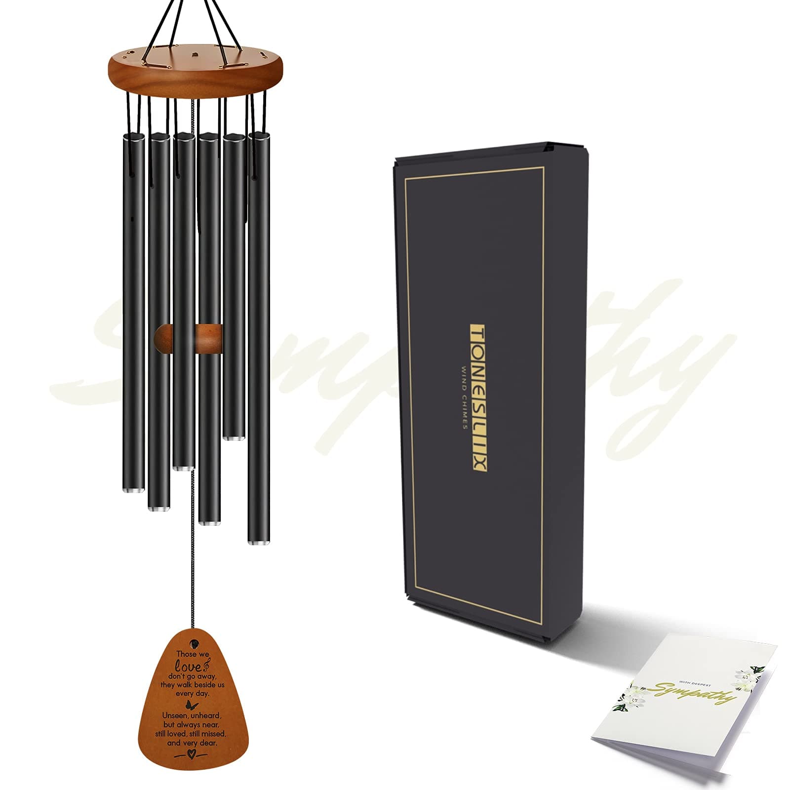 Memorial Wind Chimes, Sympathy Wind Chimes, Windchimes in Memory of a Loved one, Loss of Loved One Bereavement Gifts, Loss of Father Mother Husband Son Funeral Memorial Gifts