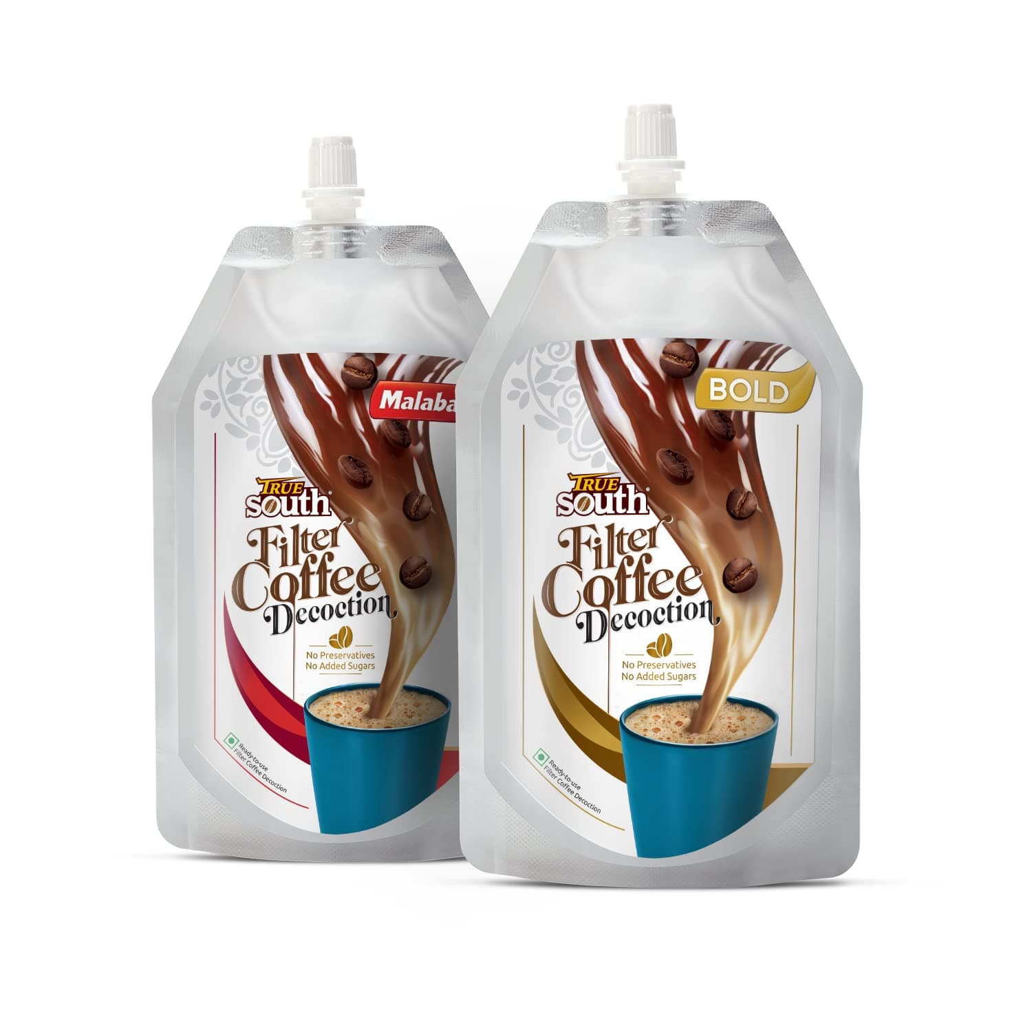 True South Ready-To-Use Filter Coffee Decoction - Special Combo Pack of 2 (200 ml each)…