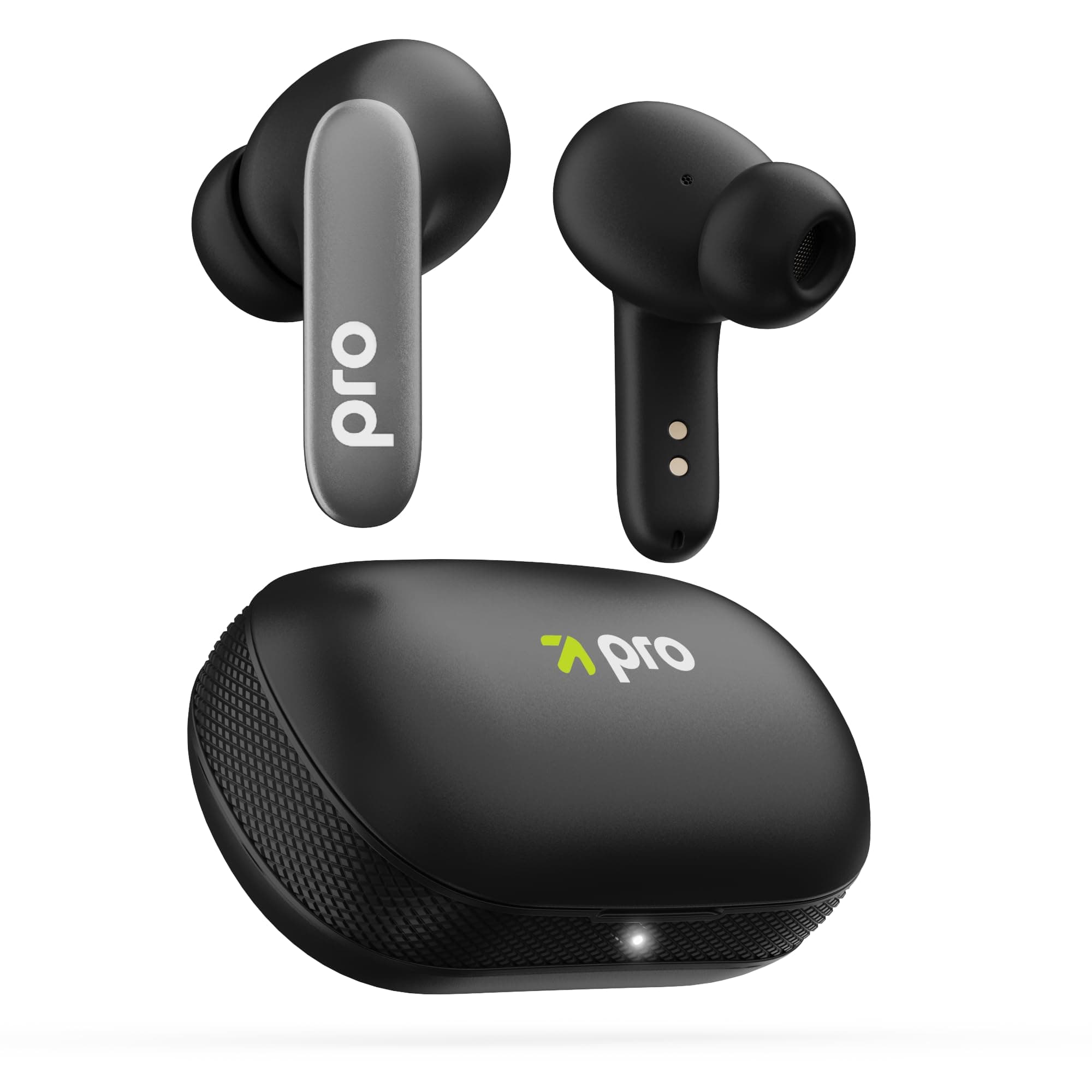 Boult Audio Z20 Pro Truly Wireless Bluetooth Ear buds with 60 Hours Playtime, 4 Mics Clear Calling, Made in India, 45ms Low Latency, Rich Bass Drivers, IPX5, TWS earbuds bluetooth wireless (Jet Black)