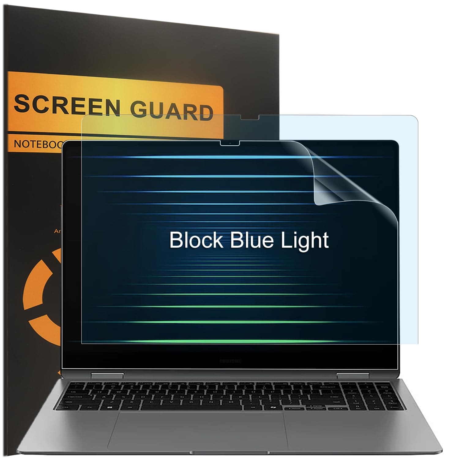 KEANBOLL 2 PCS Anti Blue Light Screen Protector for 2023 Samsung Galaxy Book3 Pro 16 inch Laptop,Eye Protection & Anti Glare & Anti Fingerprint Filter
