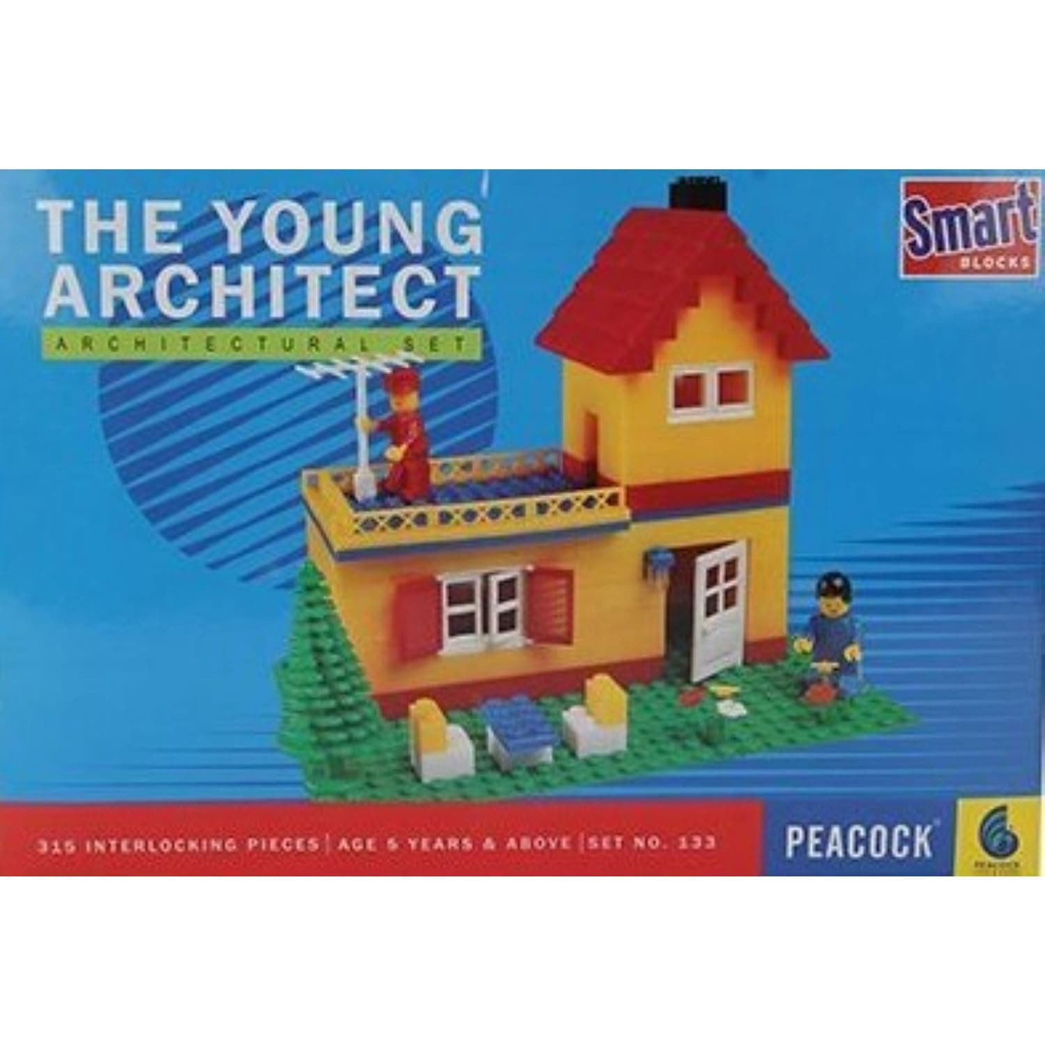 SB The Young Architect Building Bricks Puzzle Toy | for 3 to 8 Year Old Kids | 315 Interlocking Pieces