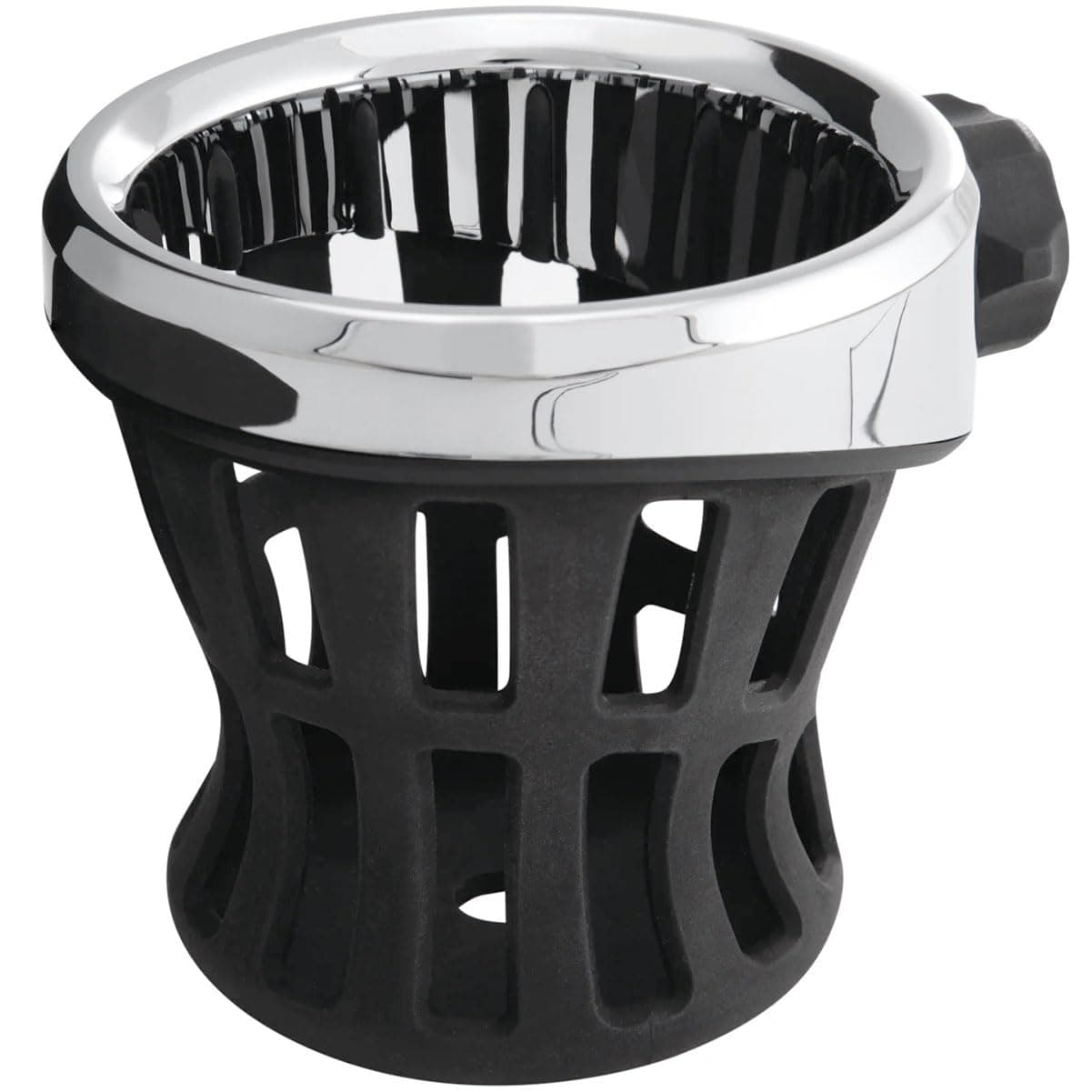 Drink Holder Perch Mount Chrome Plated and Rubber, Chrome Finish 50410