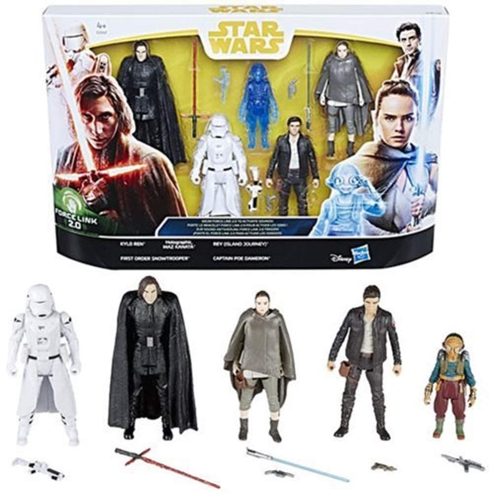 Star Wars Force Link 2.0 The Last Jedi Figure 5-Pack Action Figures