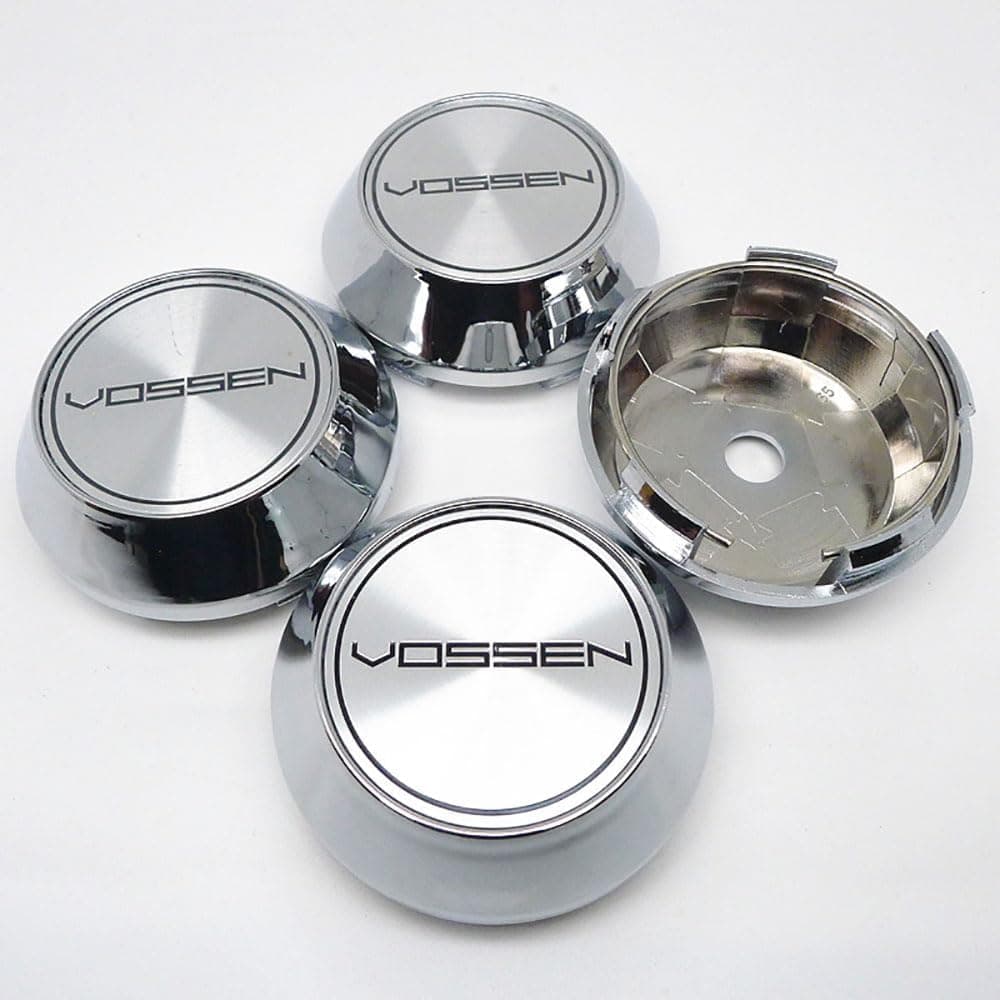 Wheel Center Hub Centre Caps 65MM 4 PCS Compatible with for VOSSEN Vossen 2024 Hubcaps ABS Alloy Ring,B