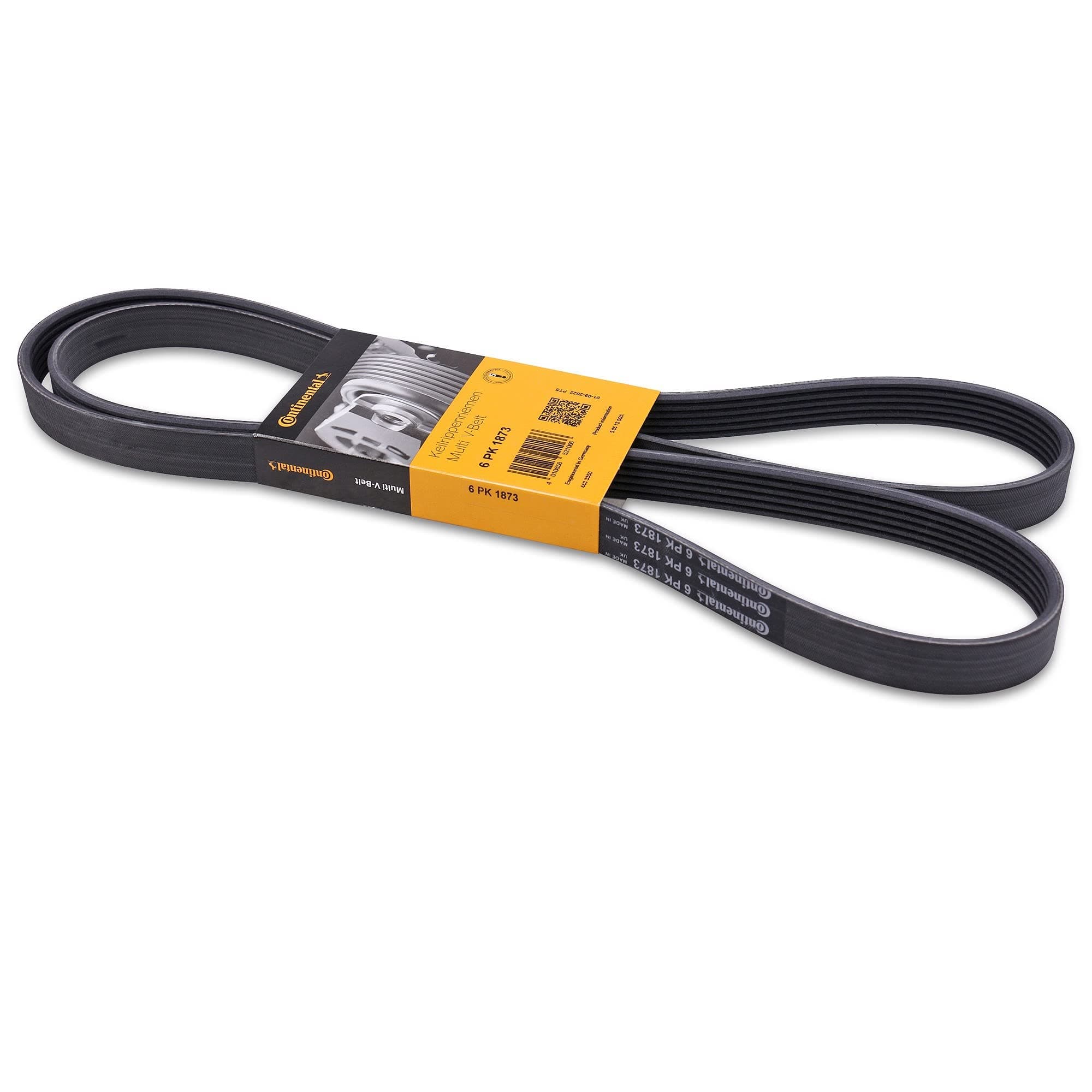 CONTITECH 6PK1873 V-ribbed belt, Black