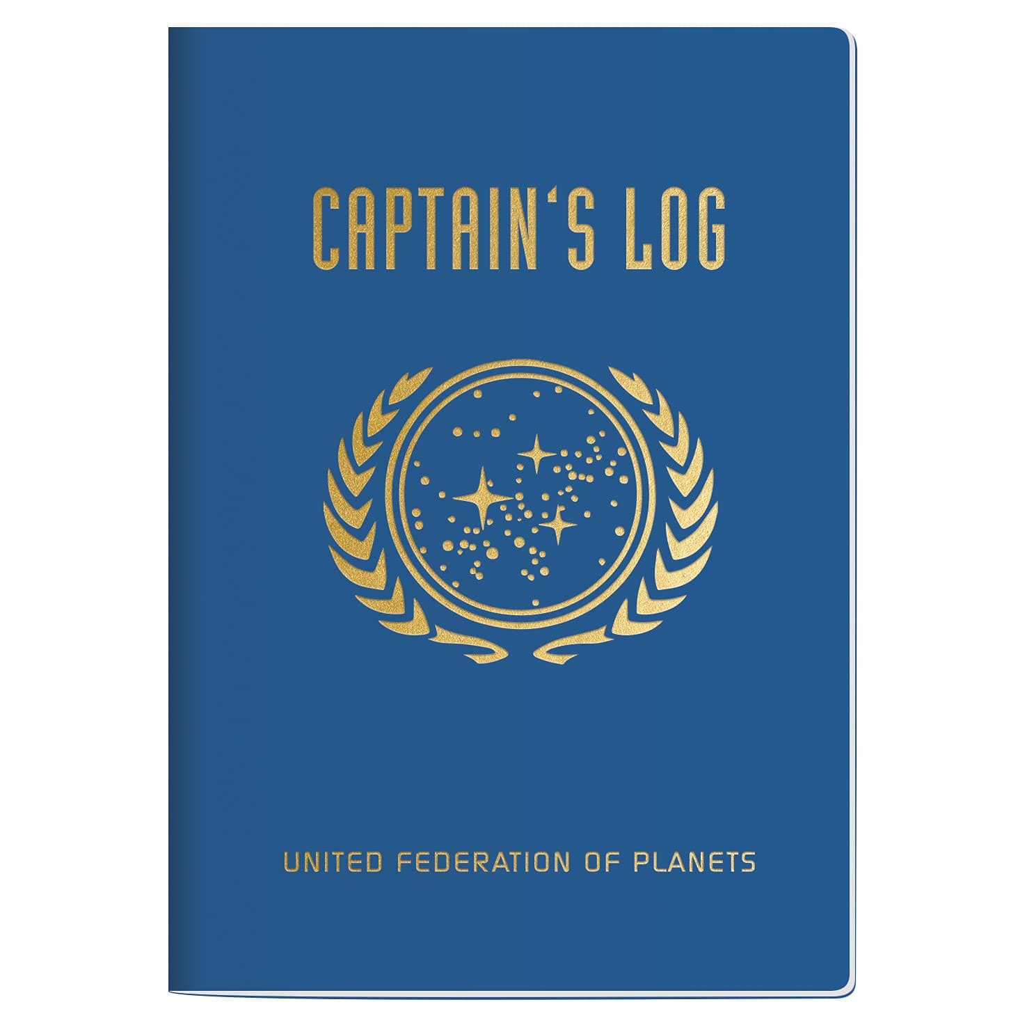 Star Trek Captain's Log Notebook - Officially Licensed Passport Sized Mini Pocket Notebook, 3.5" x 5"