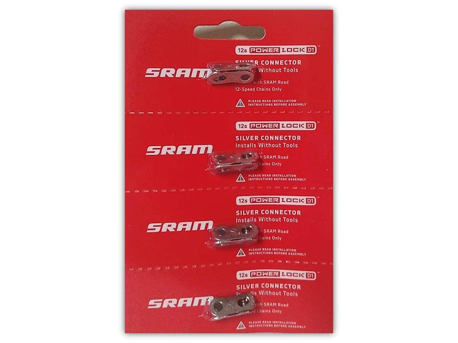 SRAM AXS PowerLock Link for 12-Speed Road Chain Silver Card/4