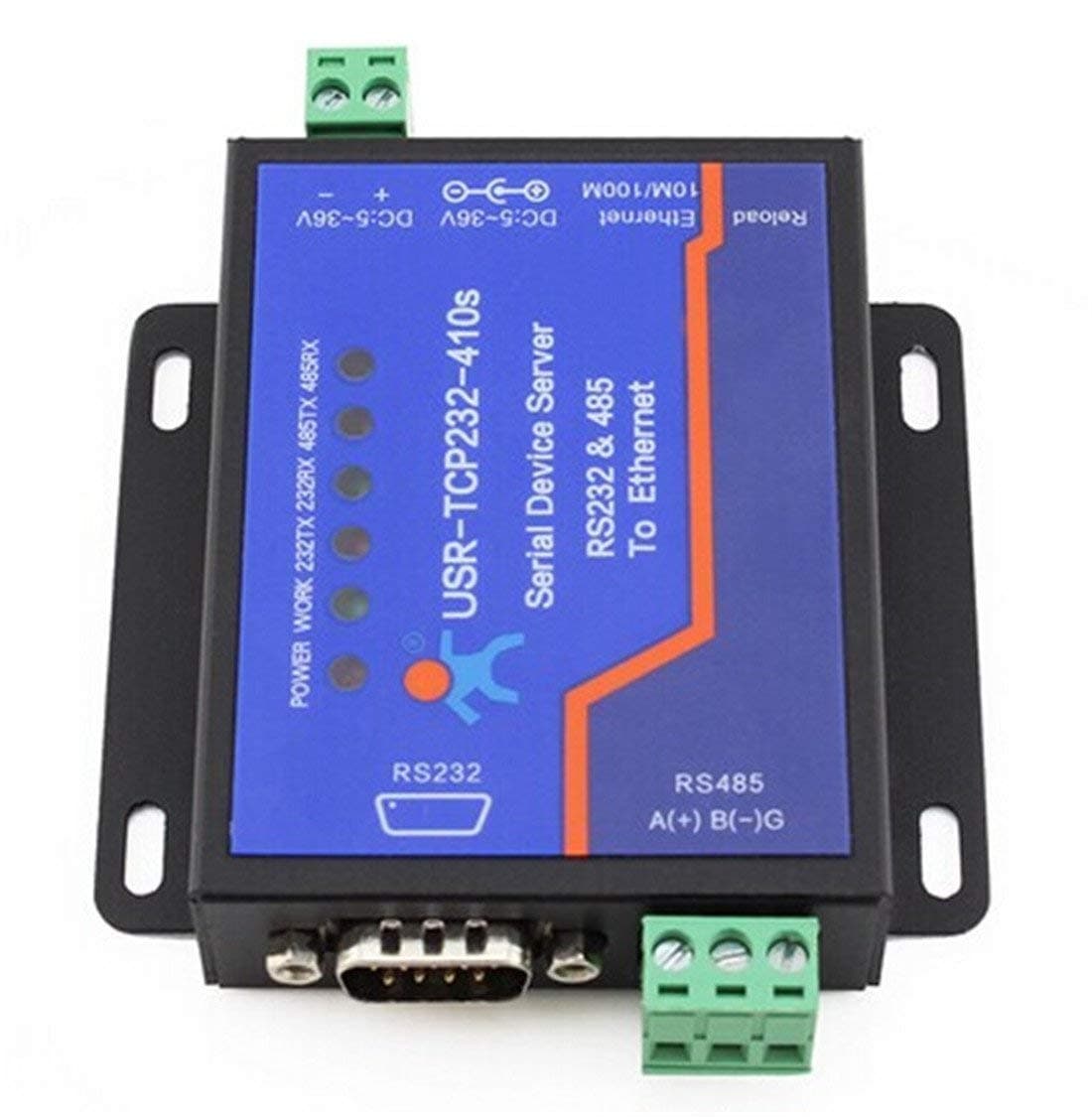 Usr-Tcp232-410S RS232 / RS485 Serial to Ethernet Adapter/IP Device Server Ethernet Converter Support DHCP/DNS