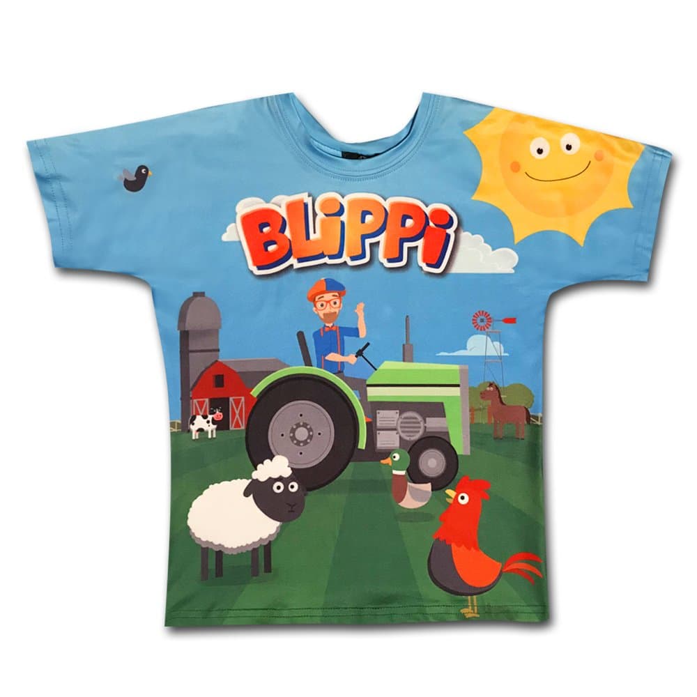 Blippi Child Tractor Shirt for Kids