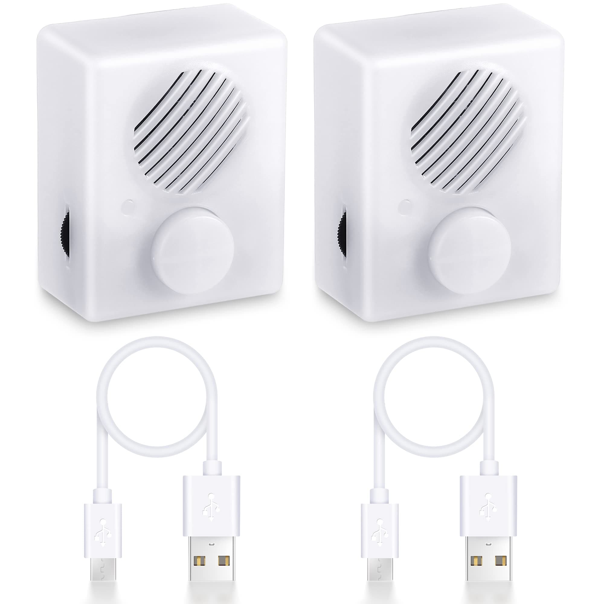 2 Pack 16M Voice Sound Audio Playing Box for Stuffed Animals, 960 Seconds Push Button Sound Box for Halloween Christmas Inflatables, USB Voice Playing Button Device for Baby Doll Audio Message Bear