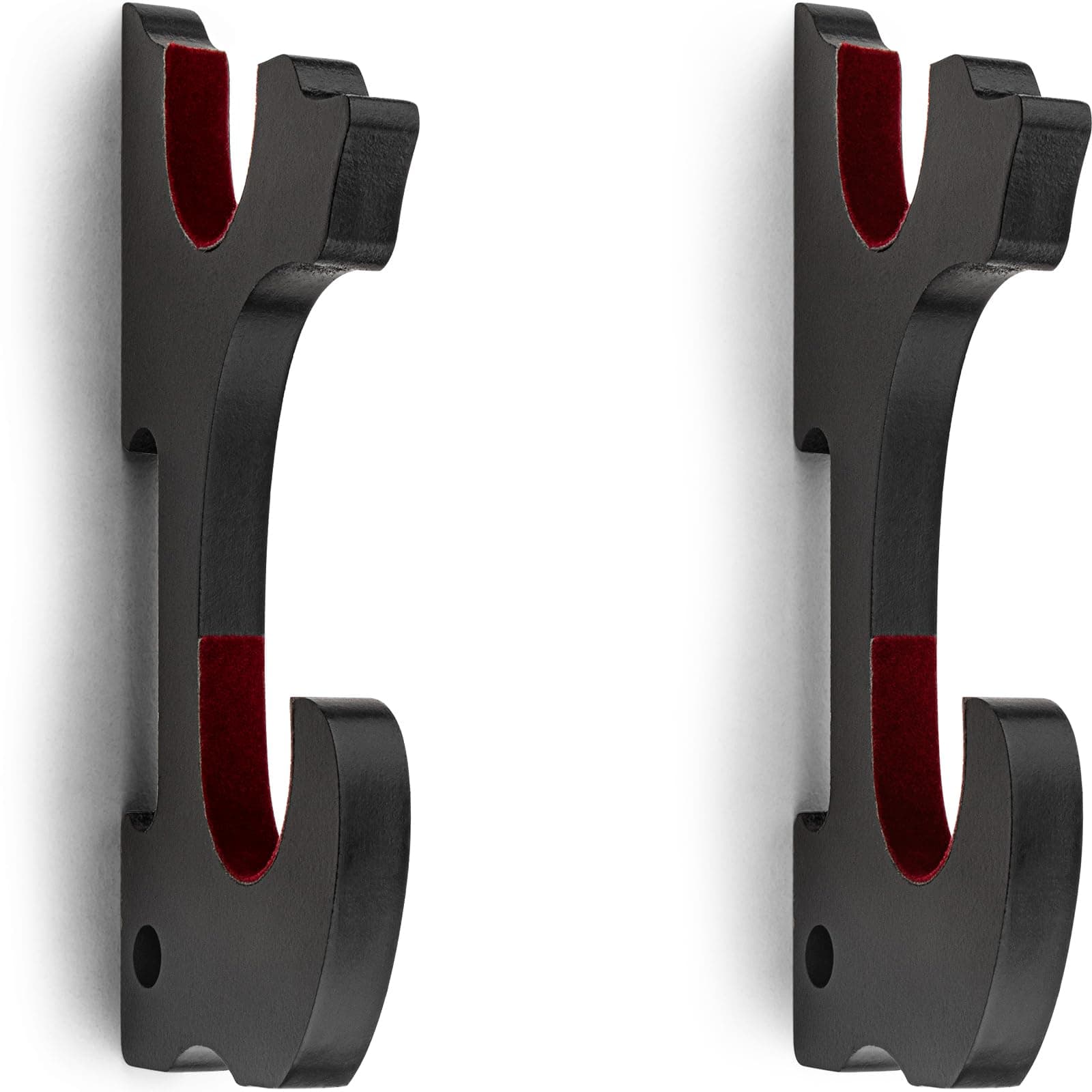 Sword Holder Wall Mount 2-Tier Velvet Padded Hook Katana Holder Adjustable Display Hanger for Samurai Sword Tanto Rapier Light Saber Cosplay Blade Tanjirou Demon Slayer Weapon Rack