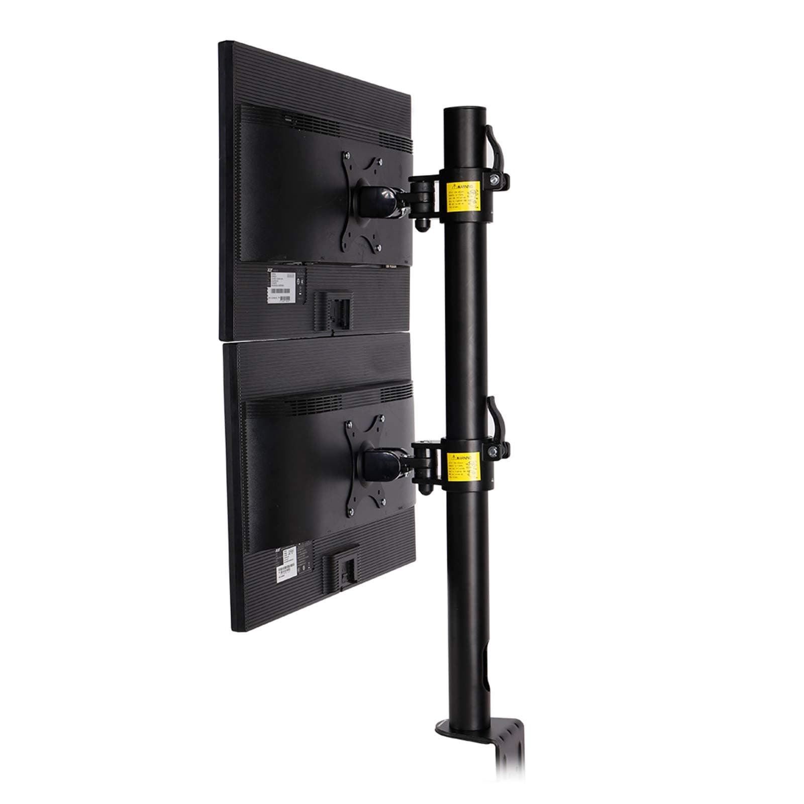FLEXIMOUNTS D1DV Full Motion Vertical Dual Desk Mounts Stand for 2 screens up to 27 LCD Monitor