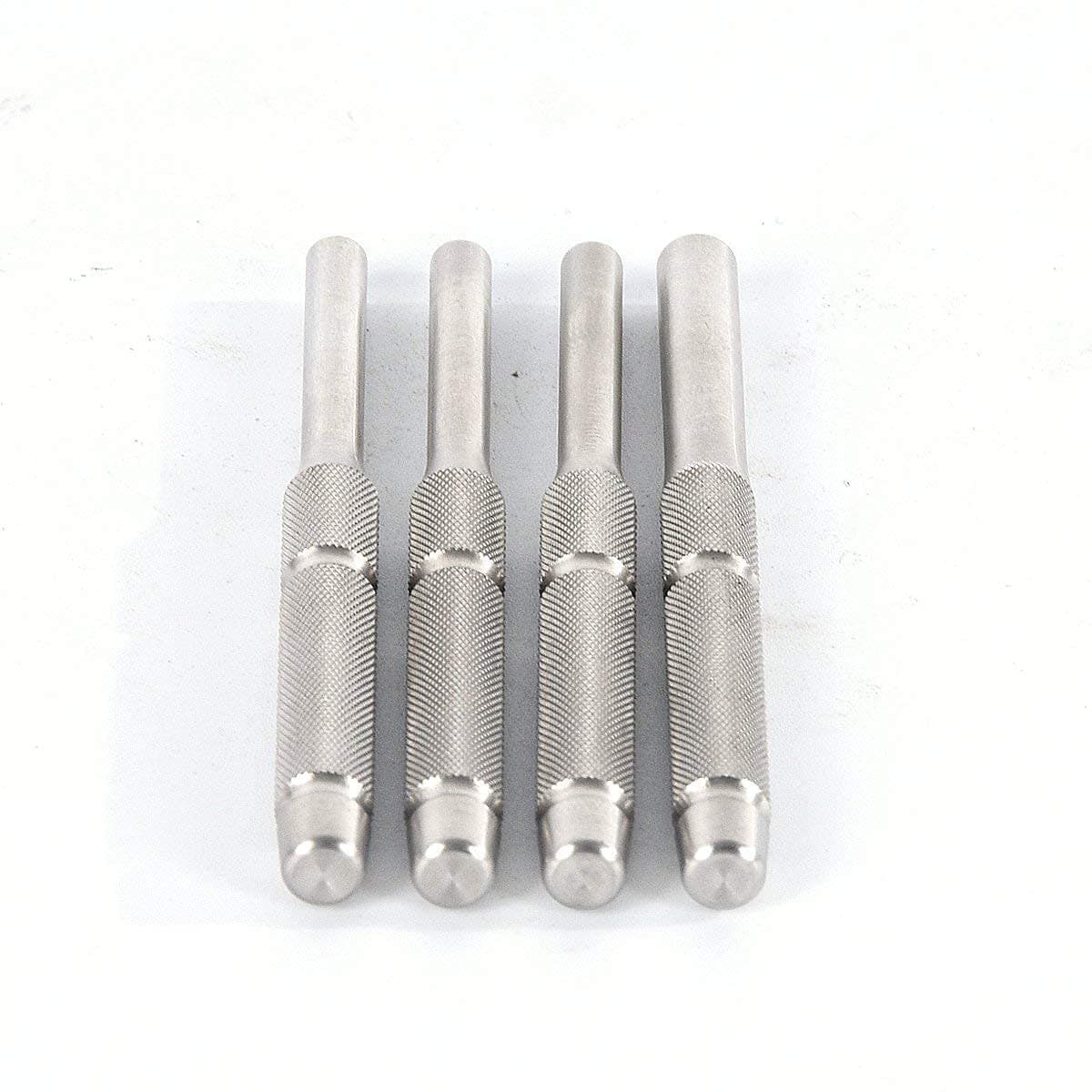 Red Iron Hollow End Stainless Steel Starter Punch Set(4 Pieces)