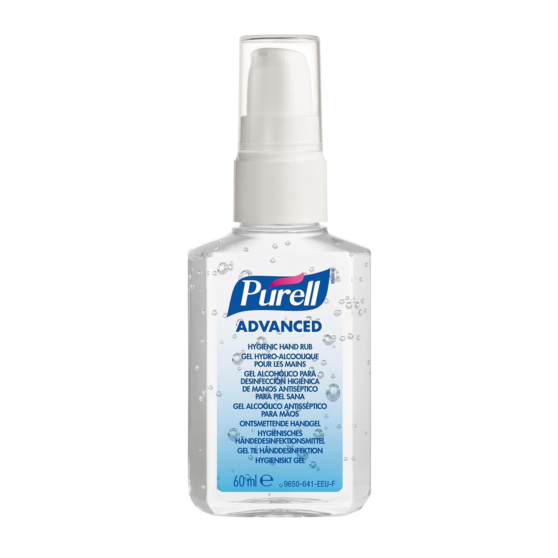 ADVANCED HAND SANITISER GEL 60mL, Portable Pump Bottle. Hand Sanitizer Gel kill 99.99% of most common germs. 70% alcohol formulation with moisturisers