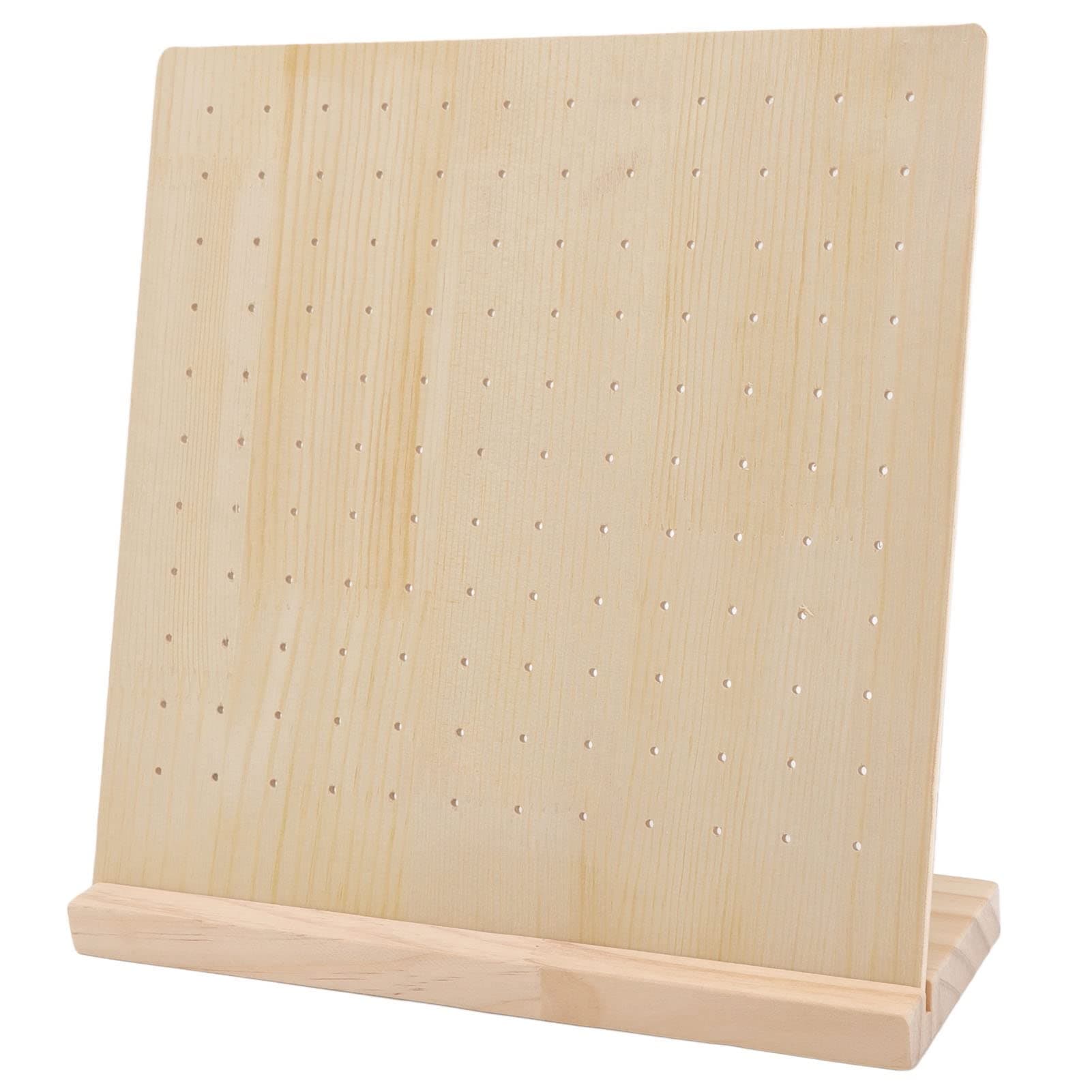 Wooden Earring Display, Strong Durable Premium Wooden Earring Stud Display Pegboard Widely Used For Earrings