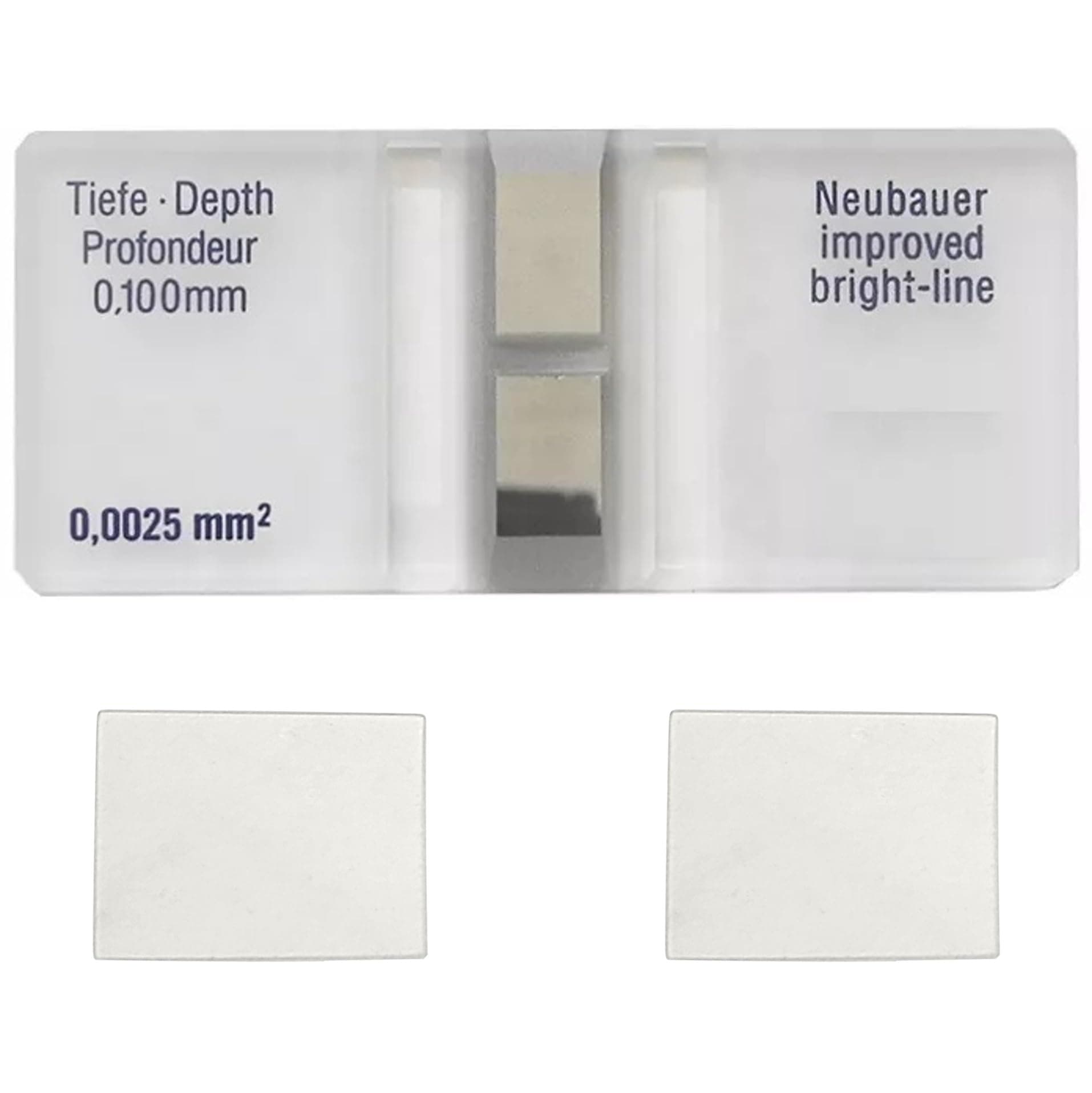 Improved Neubauer Hemocytometer/Blood Counting Chamber/Cell Counting Chamber with Bright Line.