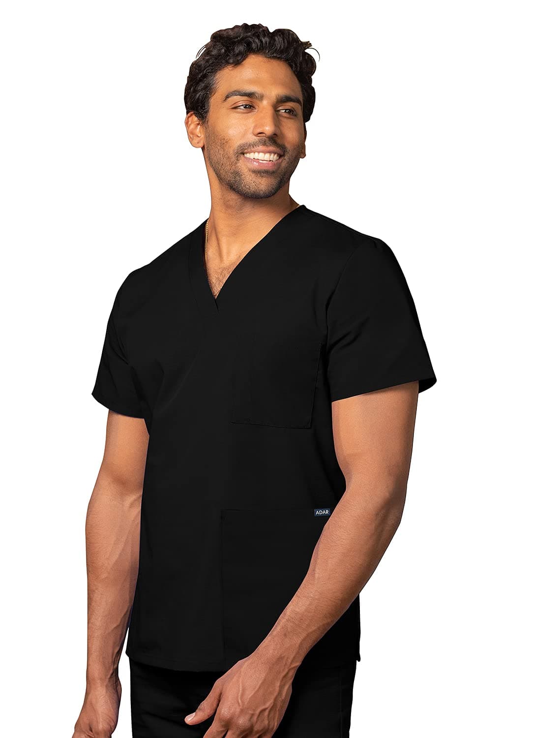 Adar Universal Unisex Scrubs - V-Neck Tunic Scrub Top